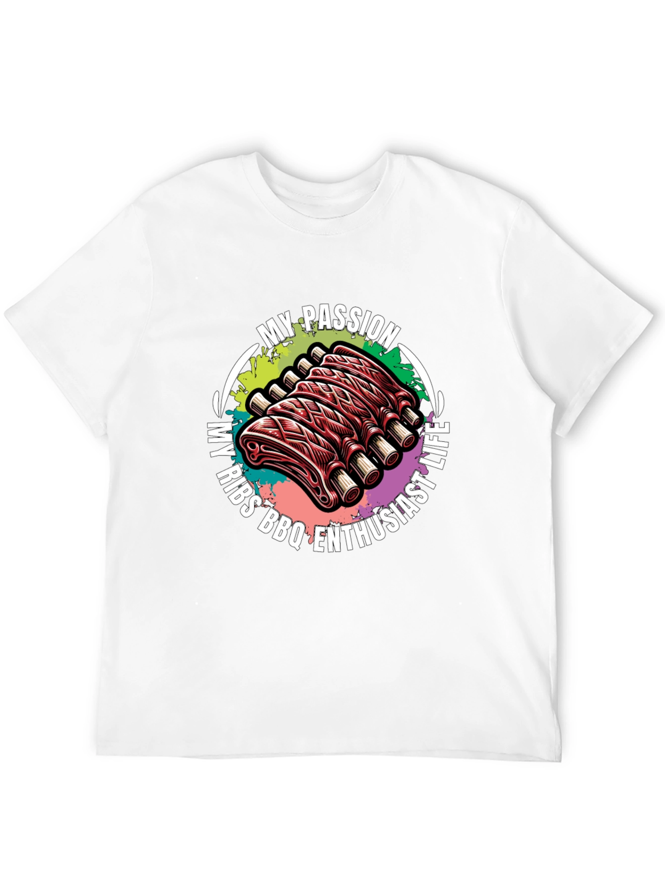 My Passion Ribs BBQ Enthusiast T-Shirt