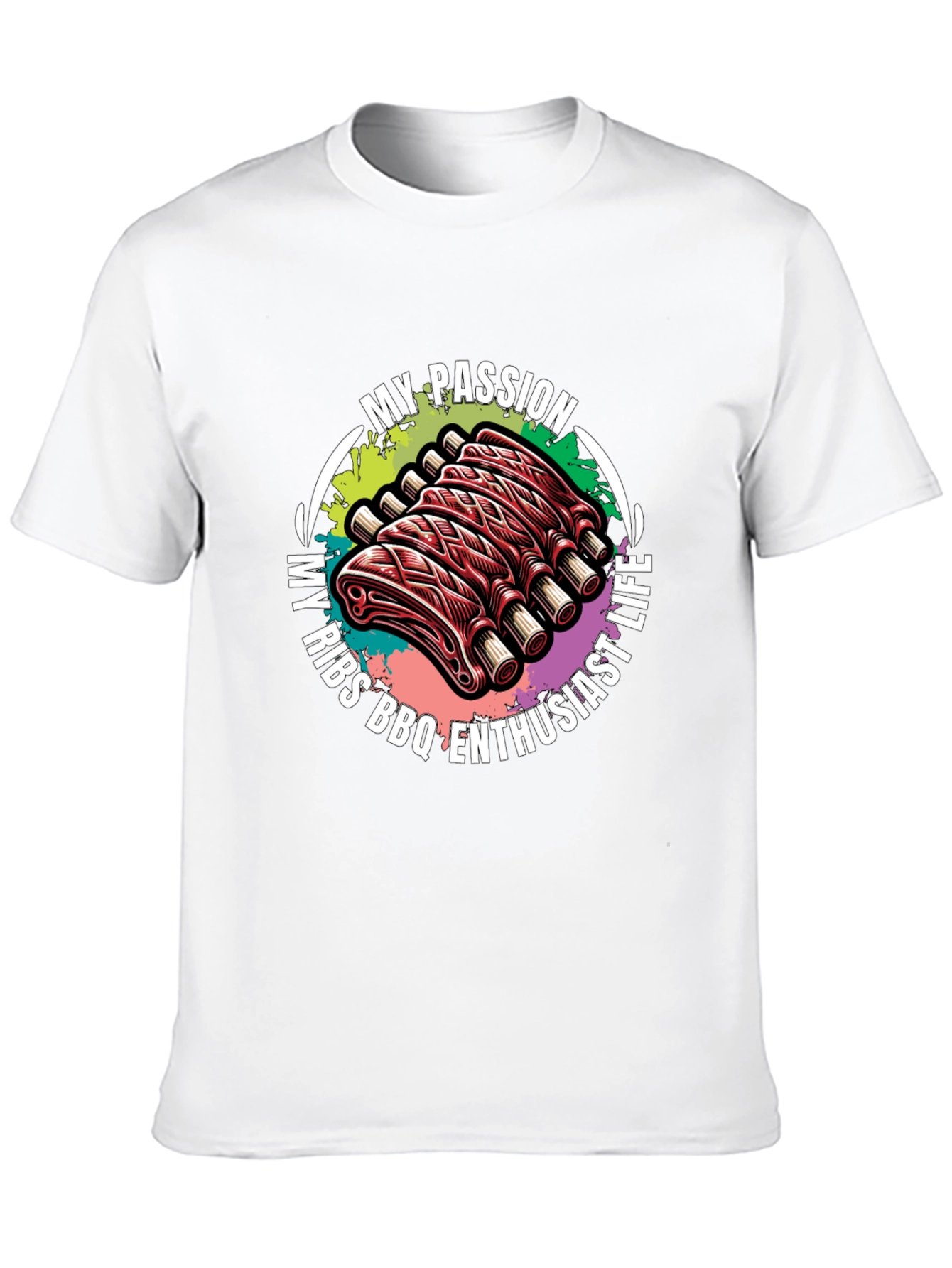 My Passion Ribs BBQ Enthusiast T-Shirt