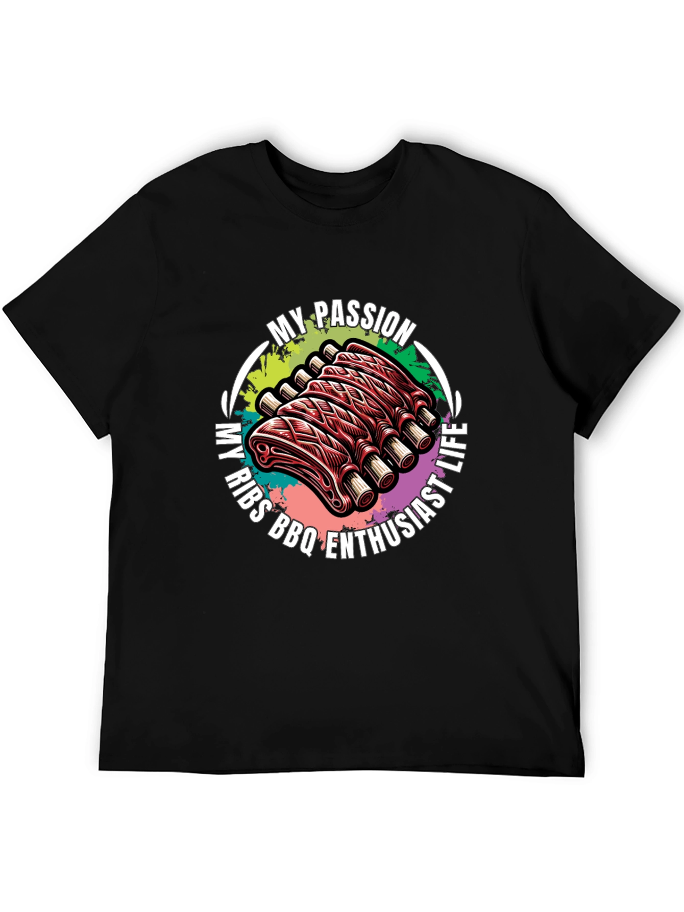 My Passion Ribs BBQ Enthusiast T-Shirt