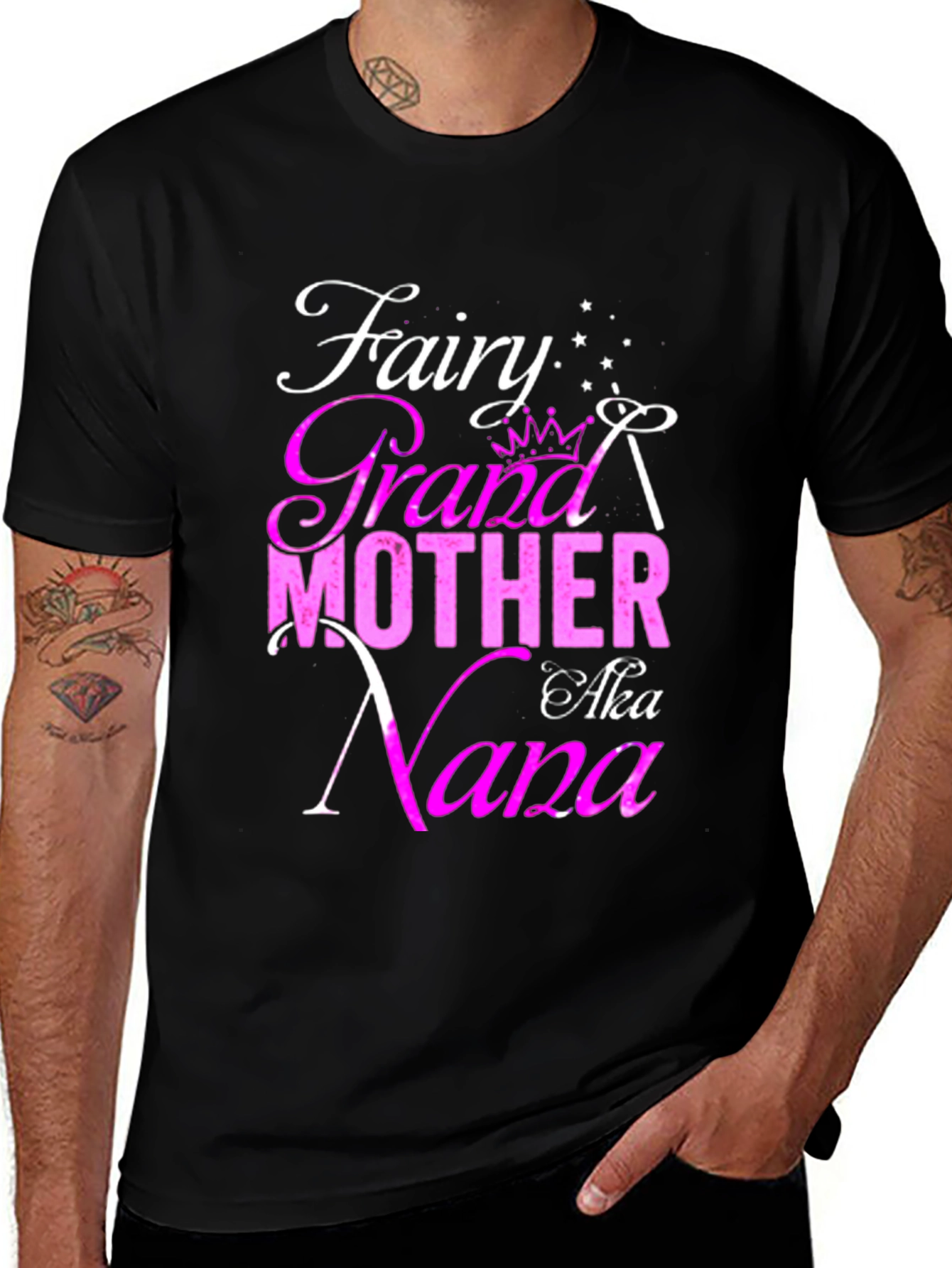Fairy Grandmother AKA Nana Graphic T-Shirt