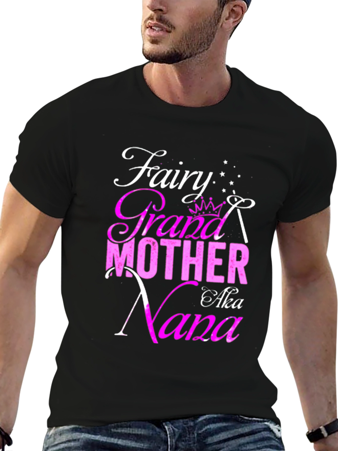 Fairy Grandmother AKA Nana Graphic T-Shirt
