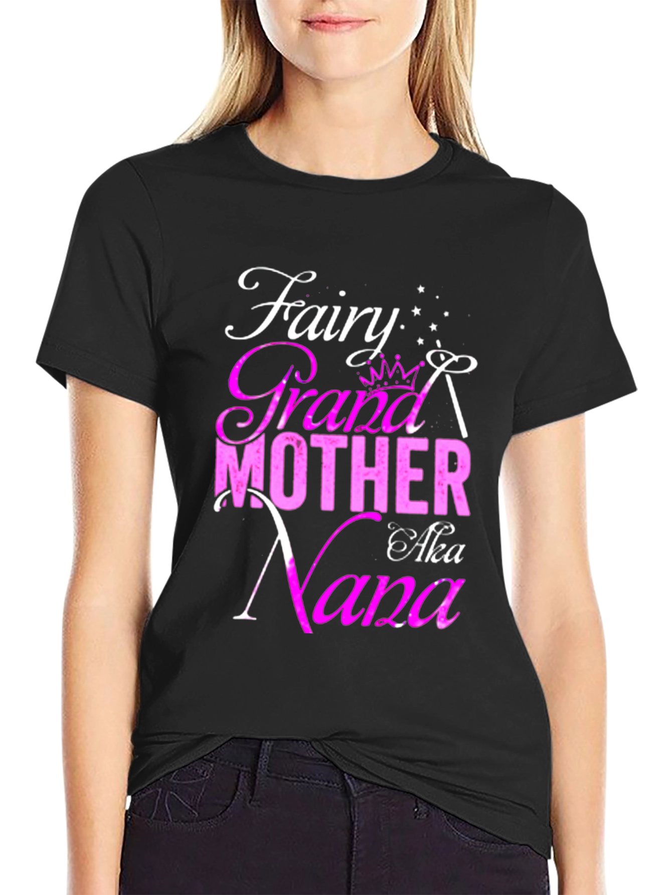 Fairy Grandmother AKA Nana Graphic T-Shirt