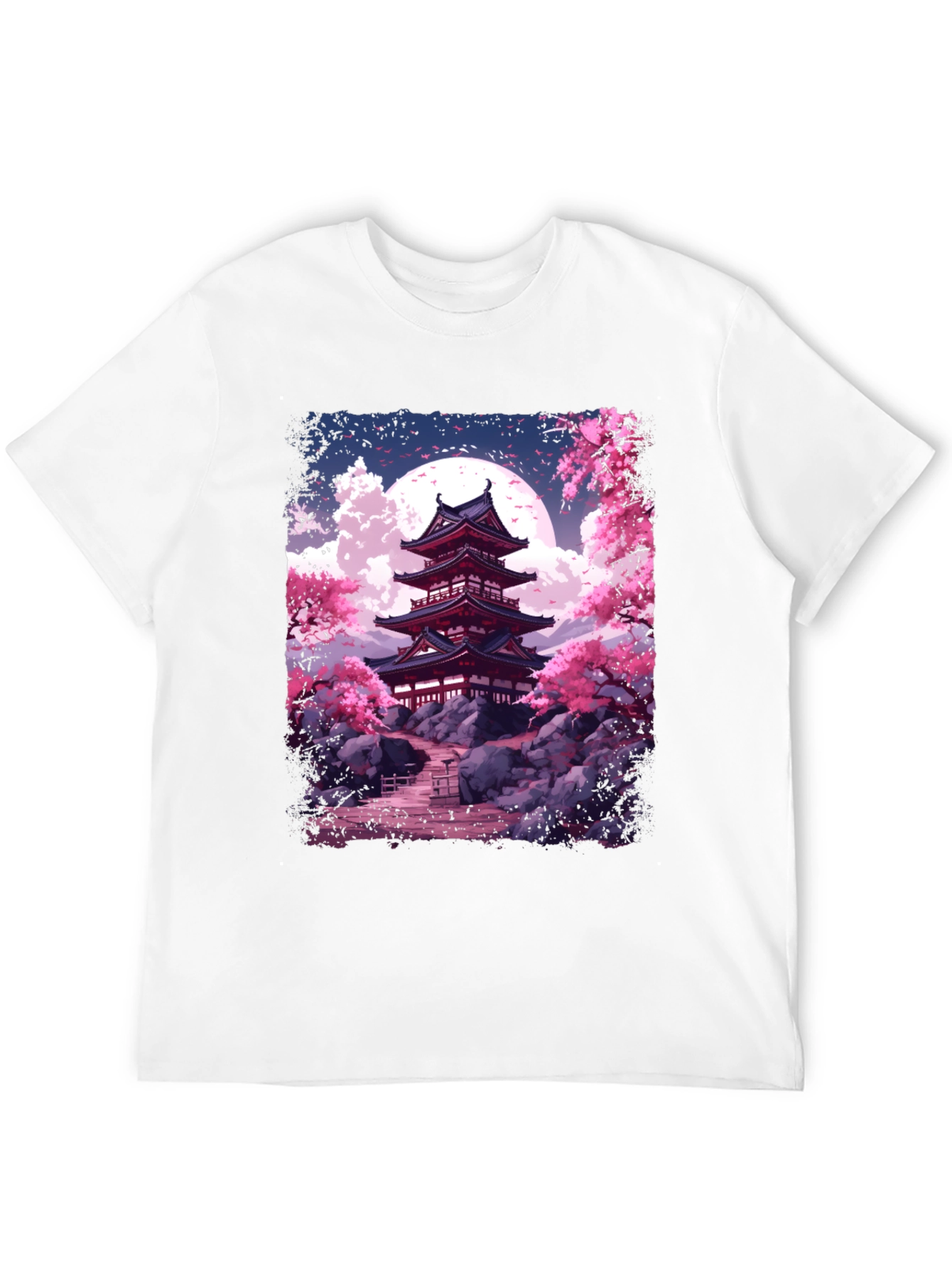 Pagoda Cherry Blossom Graphic Tee