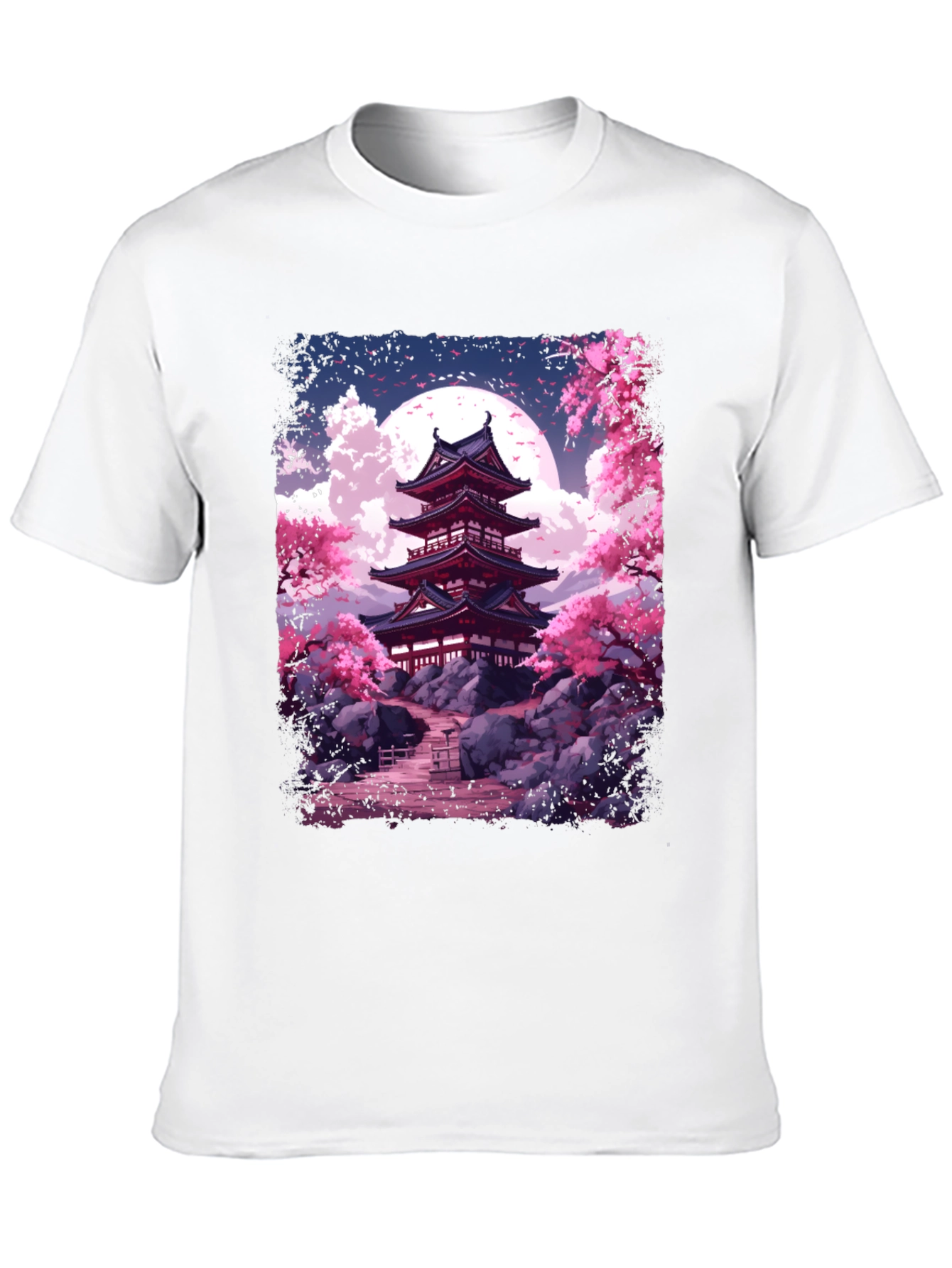 Pagoda Cherry Blossom Graphic Tee