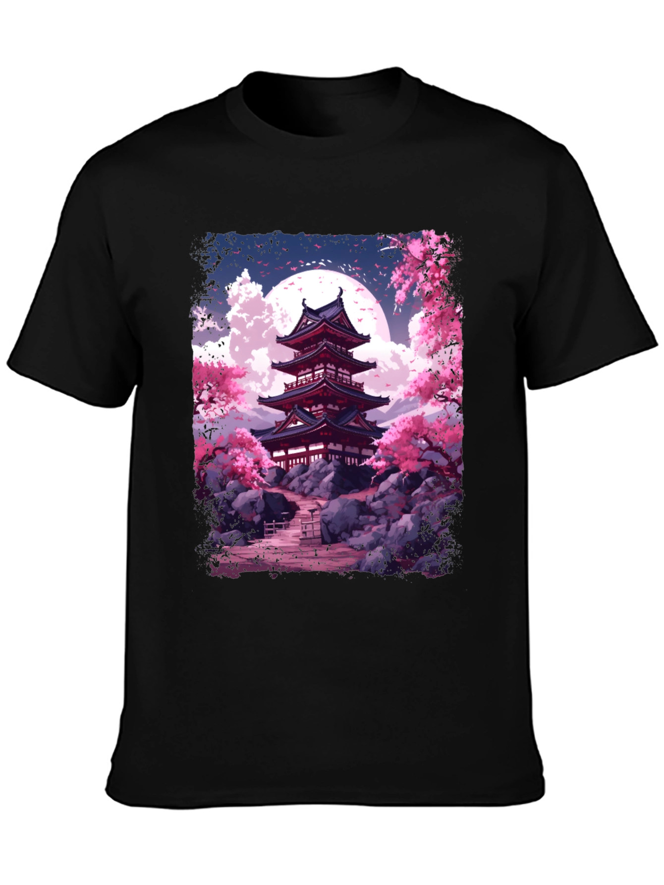 Pagoda Cherry Blossom Graphic Tee