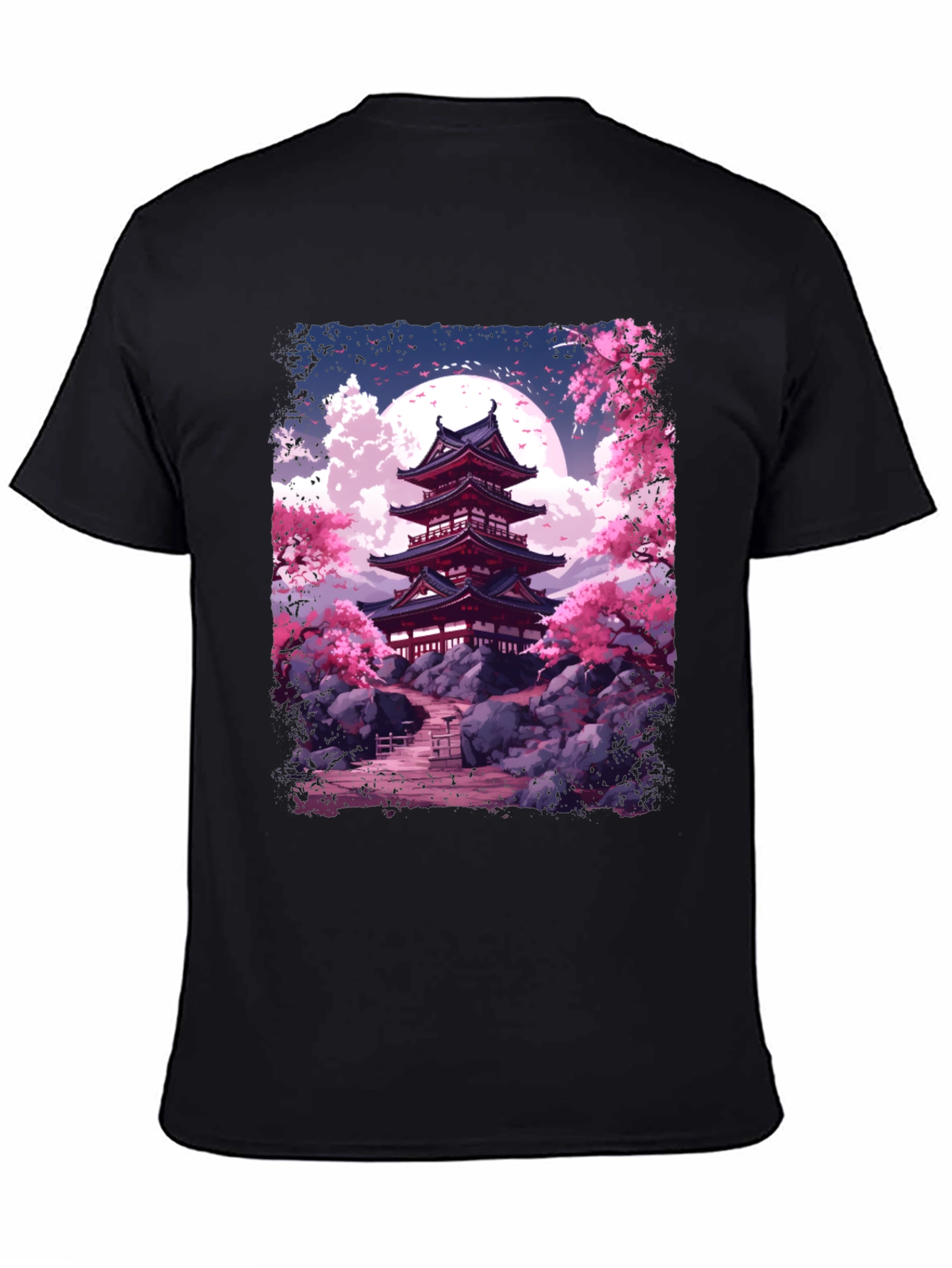 Pagoda Cherry Blossom Graphic Tee