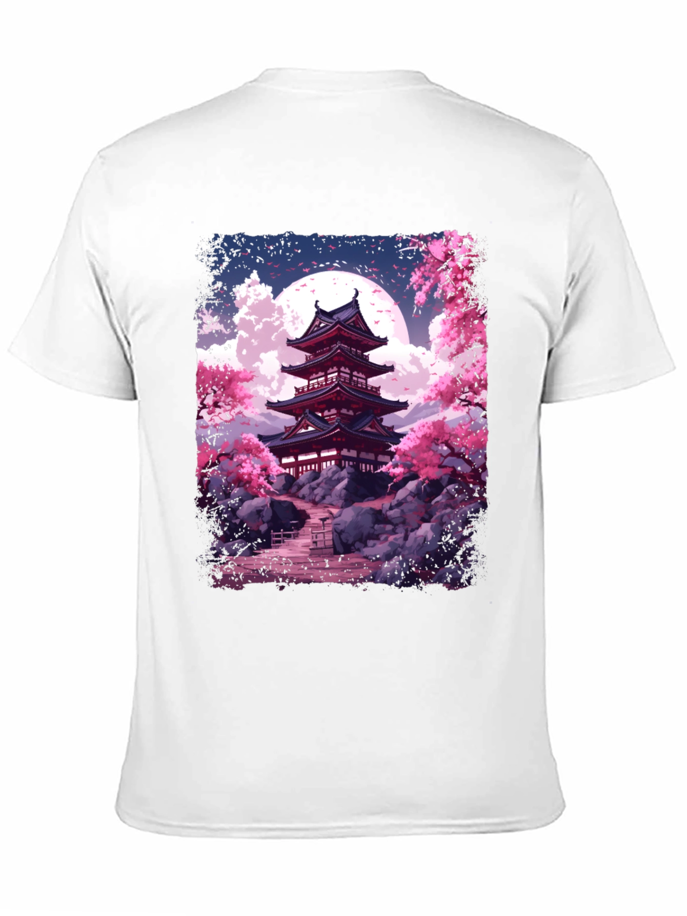 Pagoda Cherry Blossom Graphic Tee