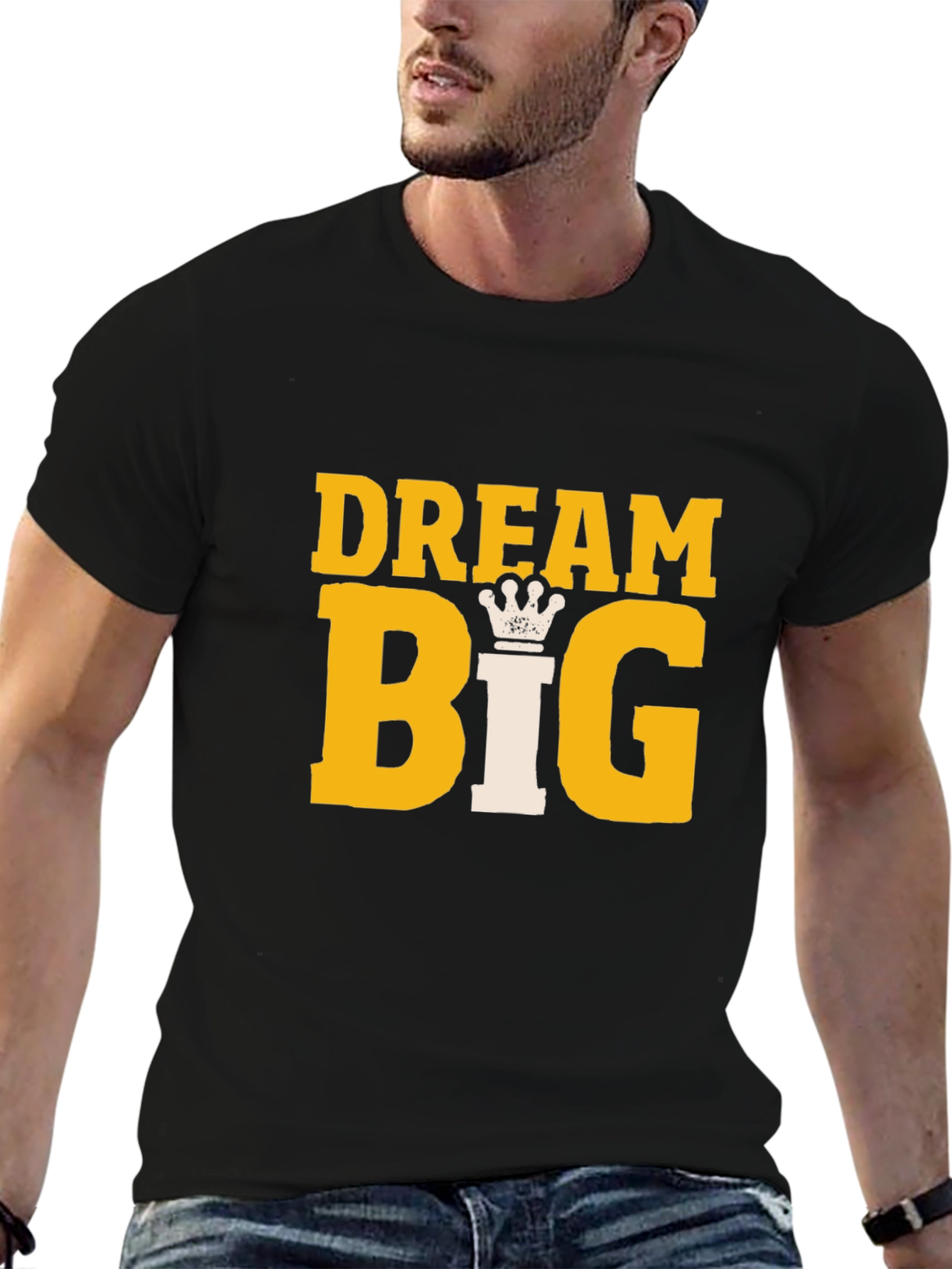 Dream Big Graphic T-Shirt - Black