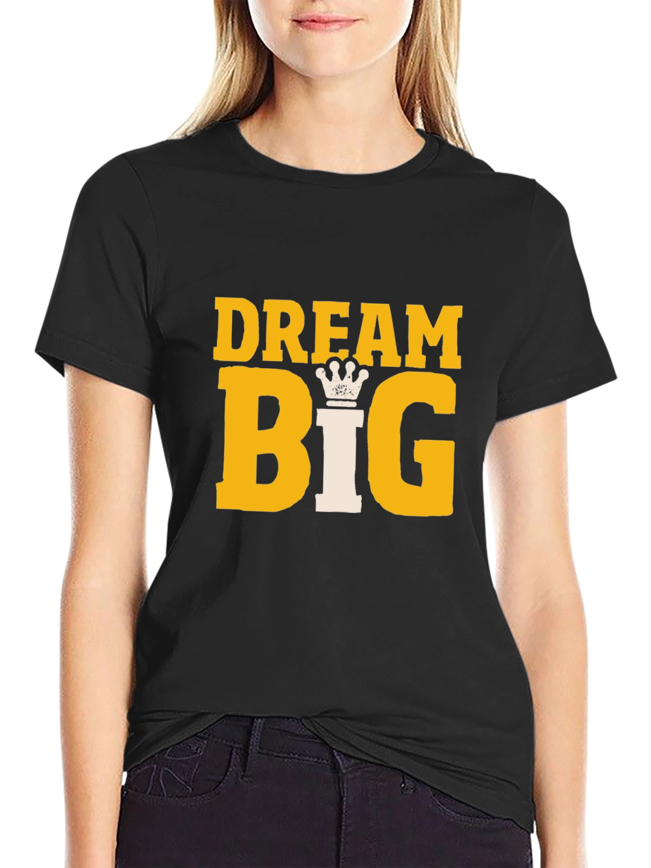 Dream Big Graphic T-Shirt - Black