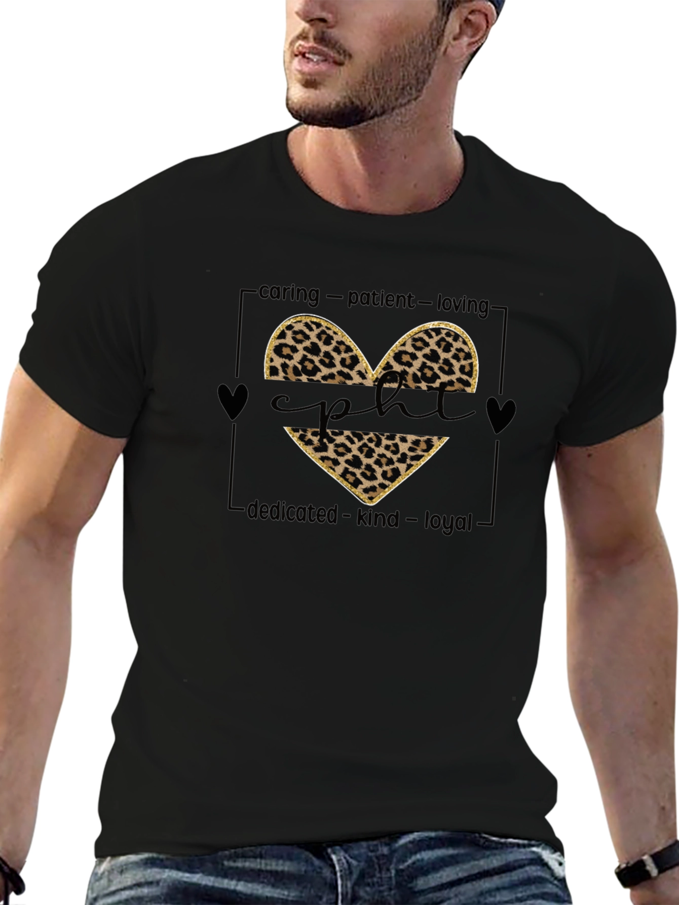 CPHT Leopard Heart Graphic Tee
