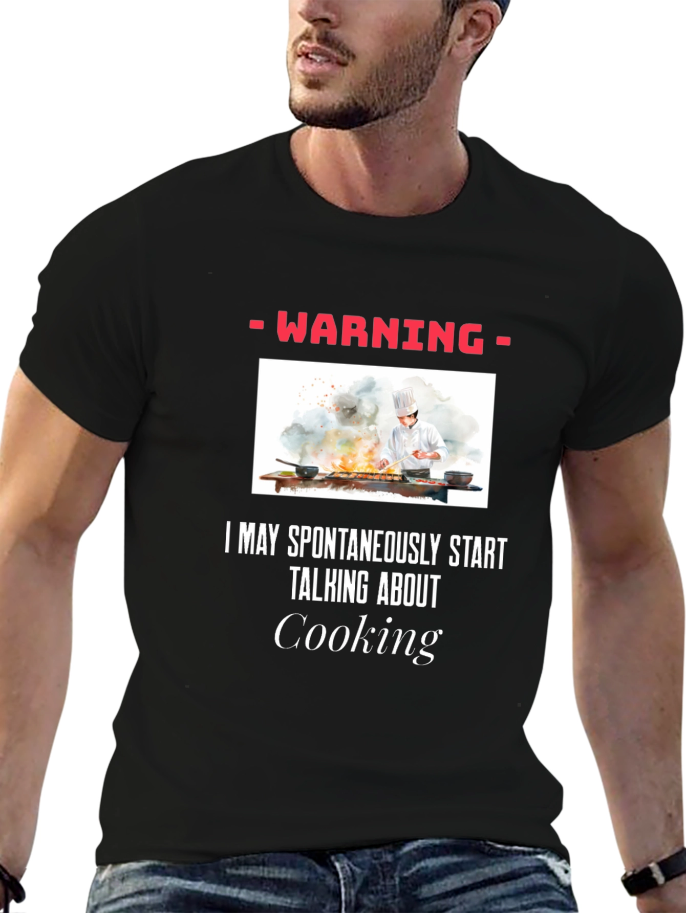 Warning: May Spontaneously Talk About Cooking T-Shirt