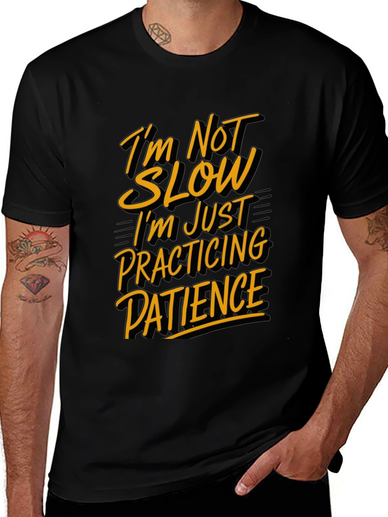 Funny Patience Graphic T-Shirt