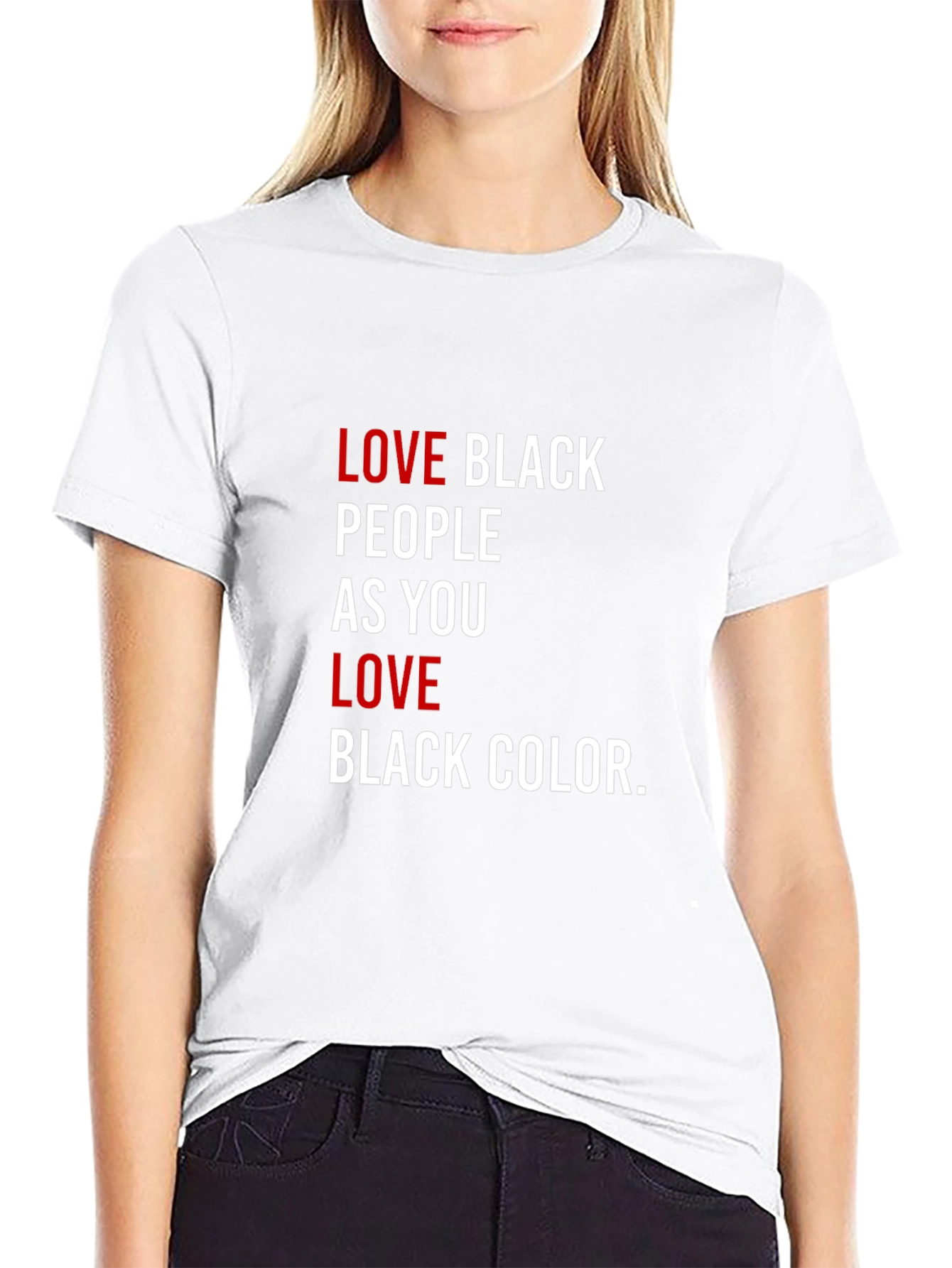 Love Black People T-Shirt - Powerful Statement Tee