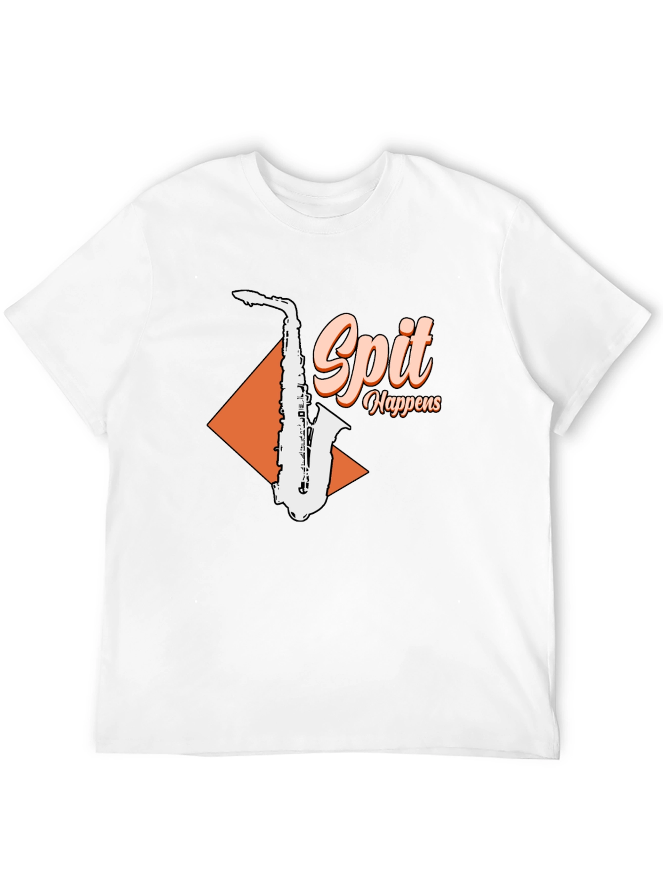 Spit Happens Saxophone Graphic T-Shirt
