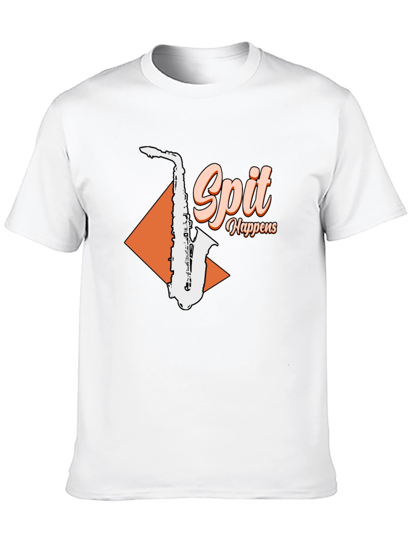 Spit Happens Saxophone Graphic T-Shirt