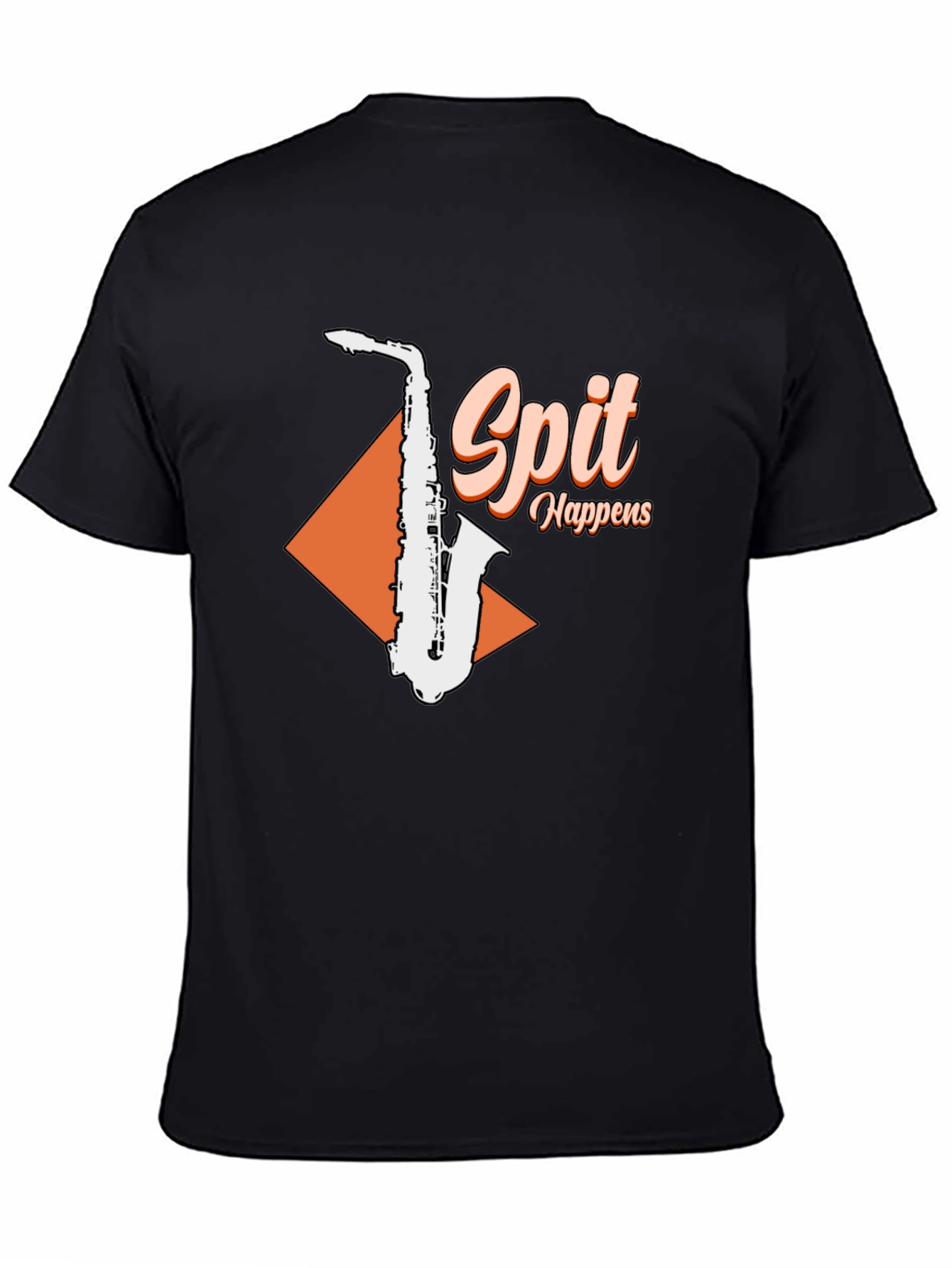 Spit Happens Saxophone Graphic T-Shirt