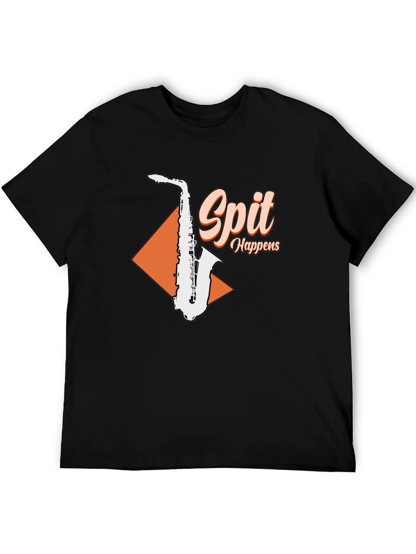 Spit Happens Saxophone Graphic T-Shirt