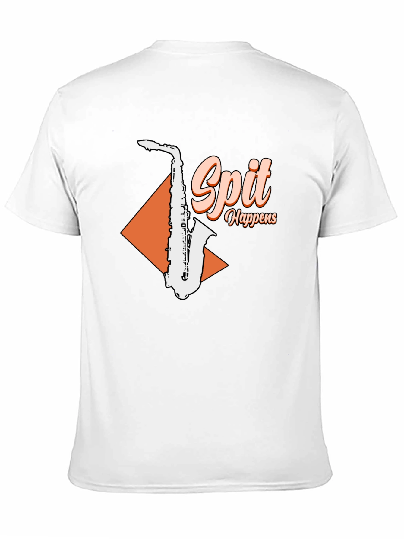Spit Happens Saxophone Graphic T-Shirt