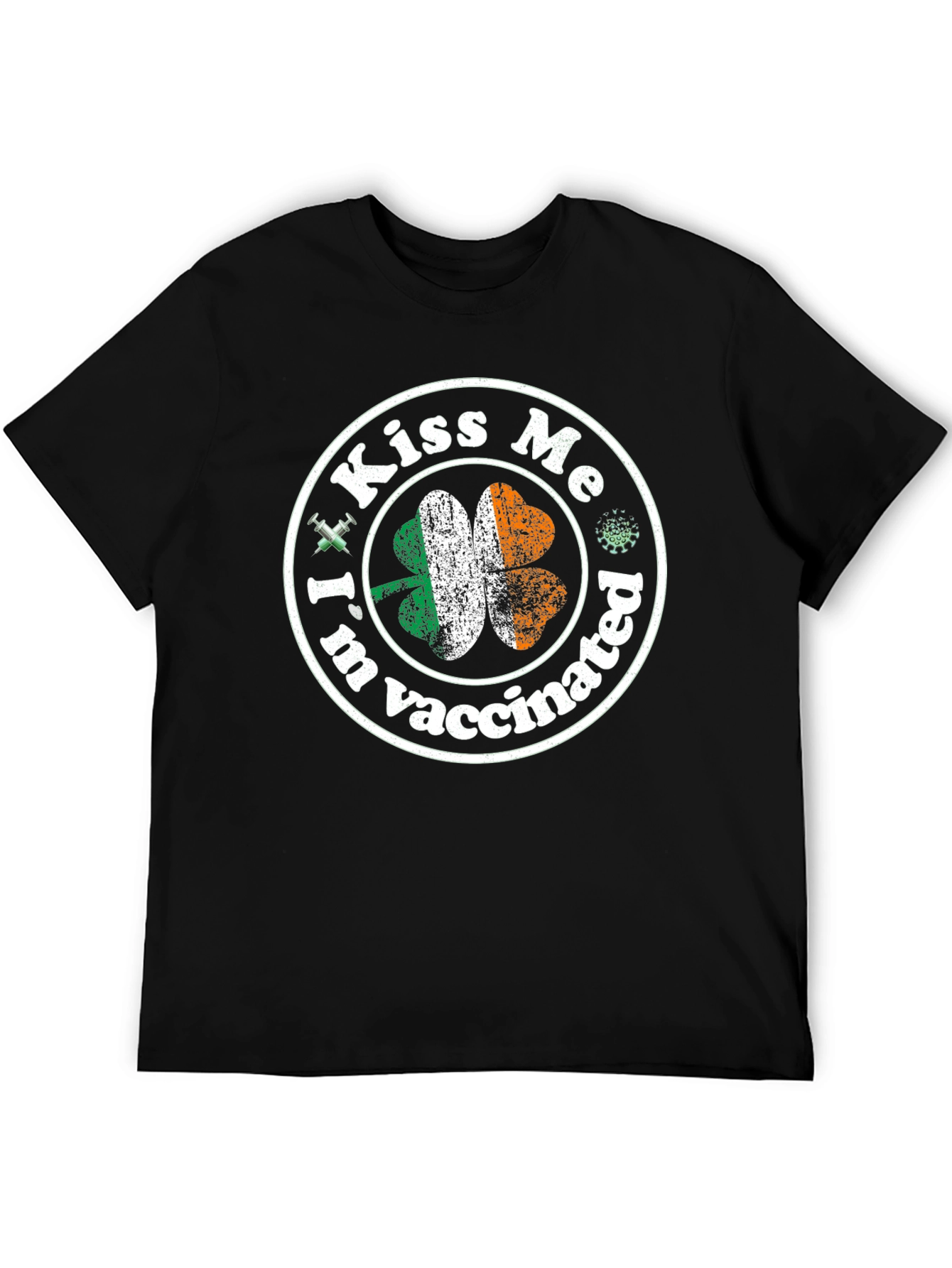 Kiss Me Im Vaccinated St. Patricks Day T-Shirt