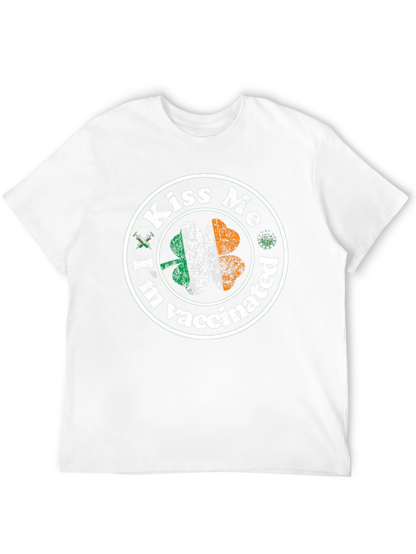 Kiss Me Im Vaccinated St. Patricks Day T-Shirt