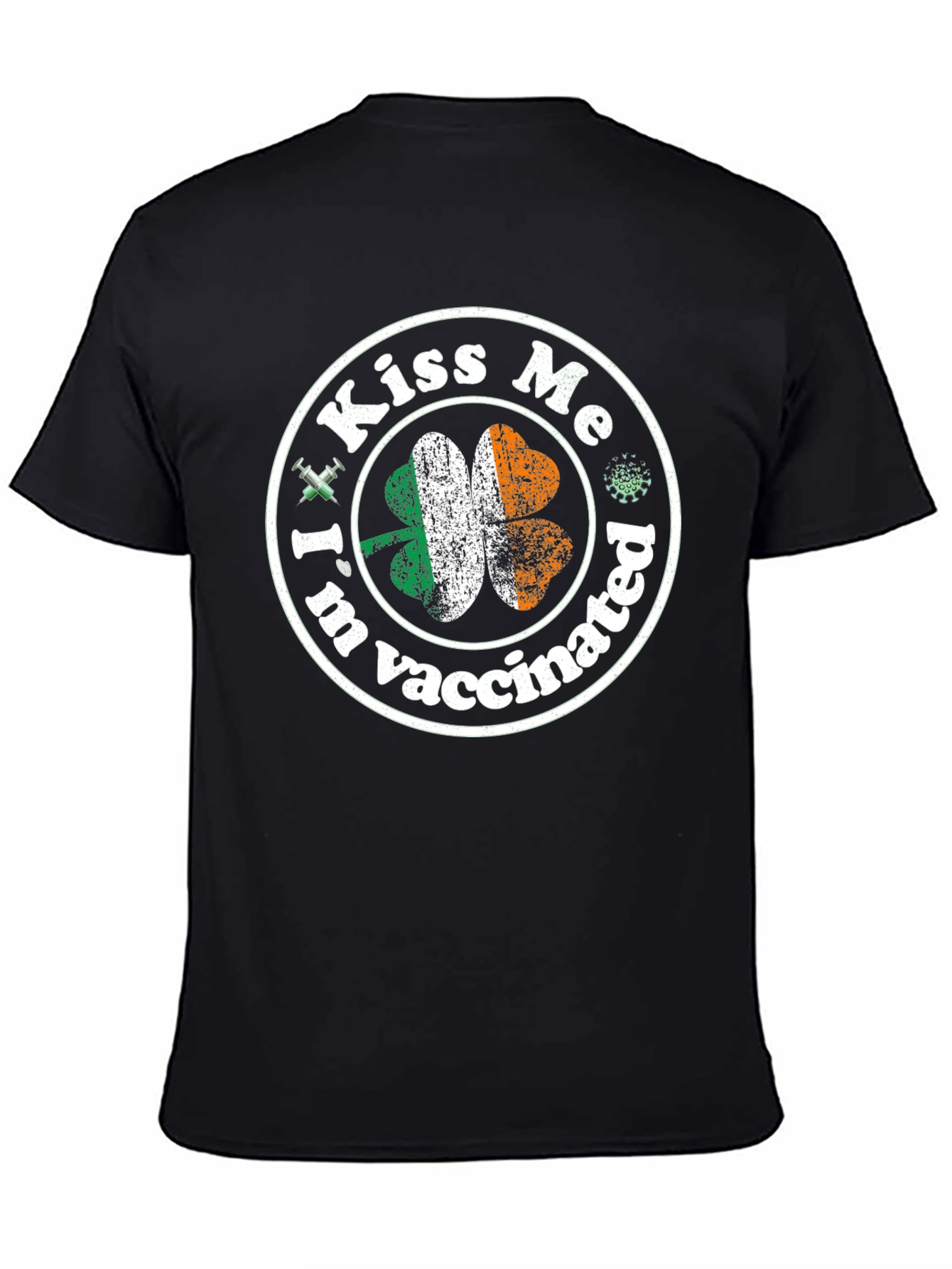 Kiss Me Im Vaccinated St. Patricks Day T-Shirt
