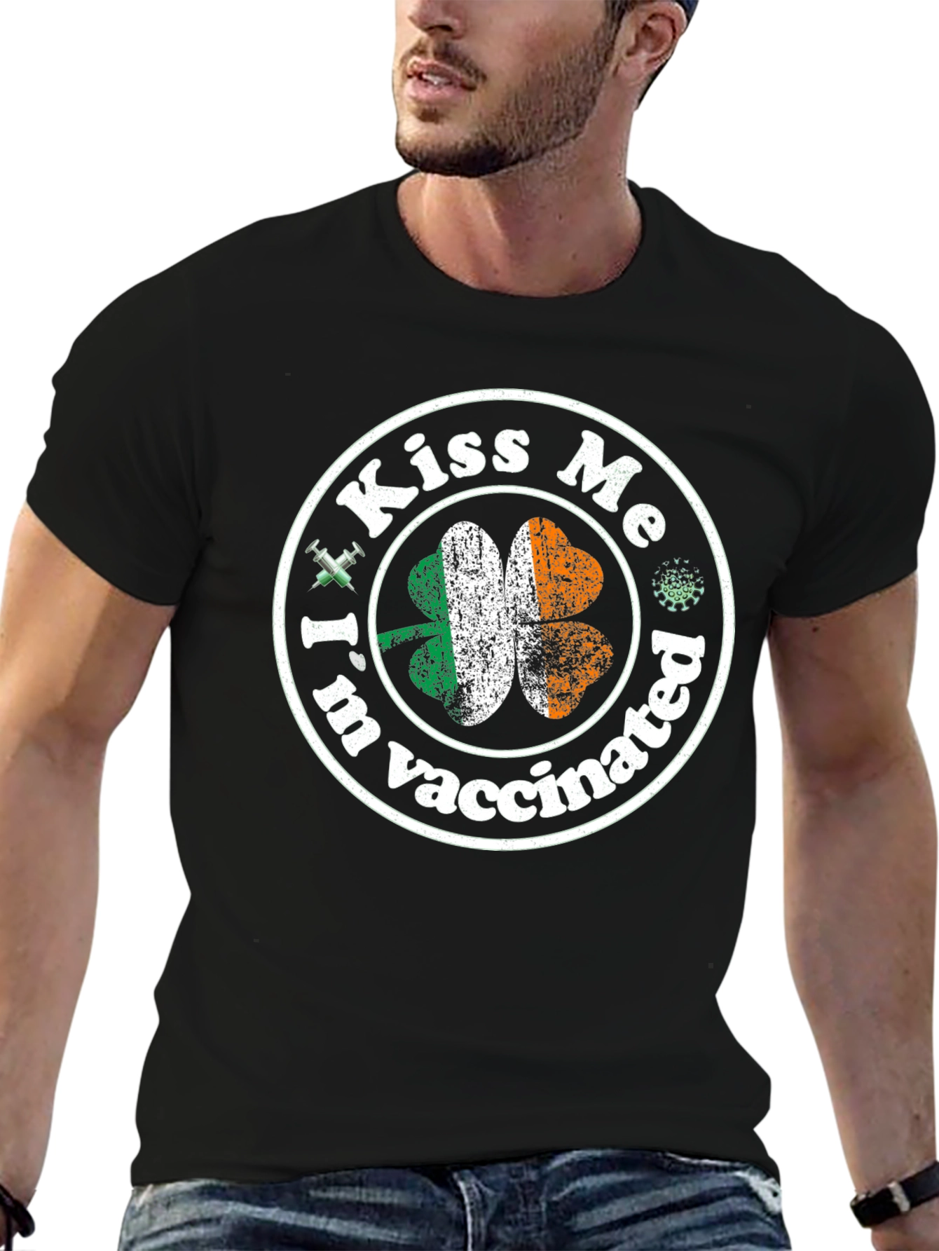 Kiss Me Im Vaccinated St. Patricks Day T-Shirt