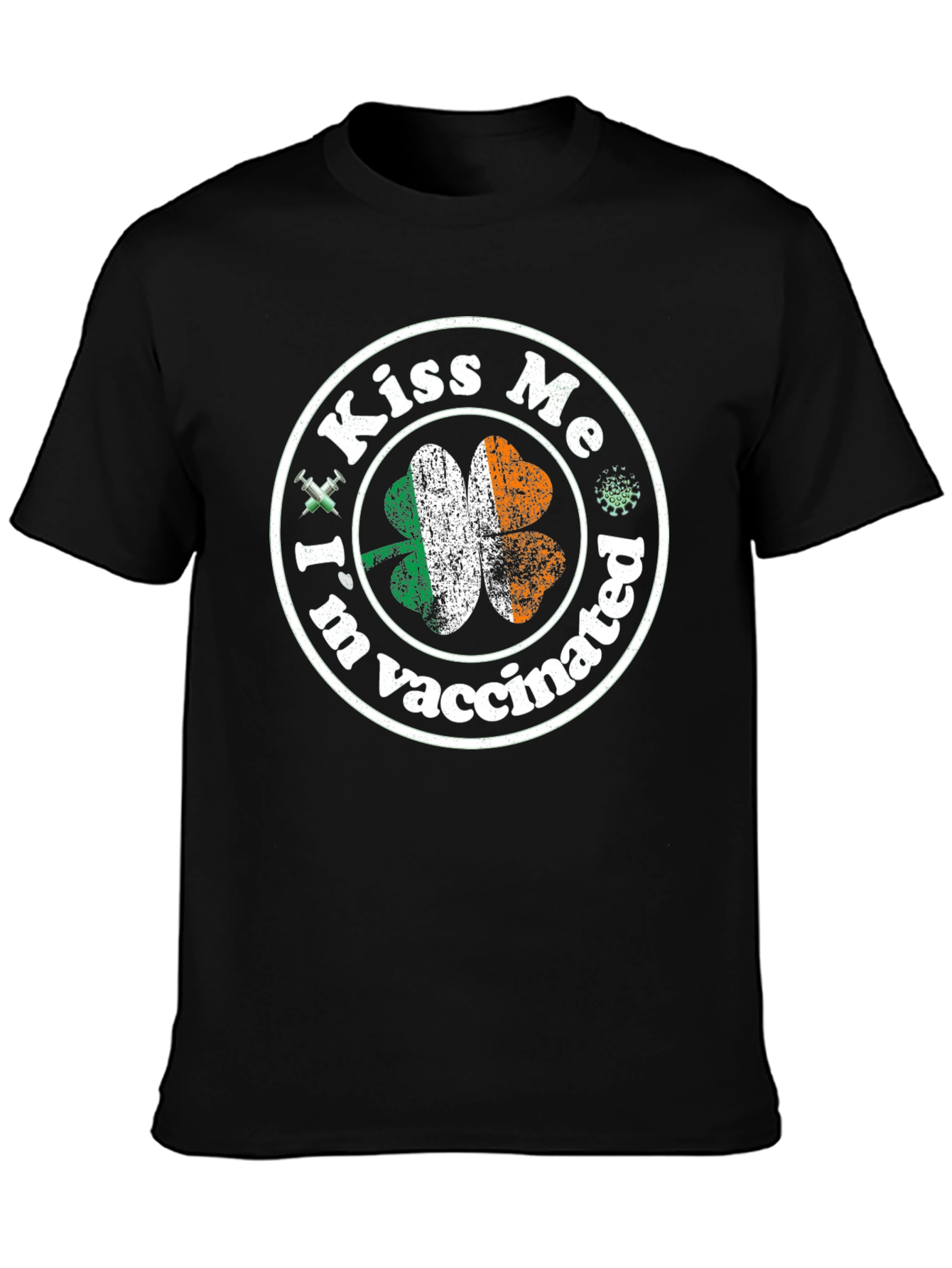 Kiss Me Im Vaccinated St. Patricks Day T-Shirt