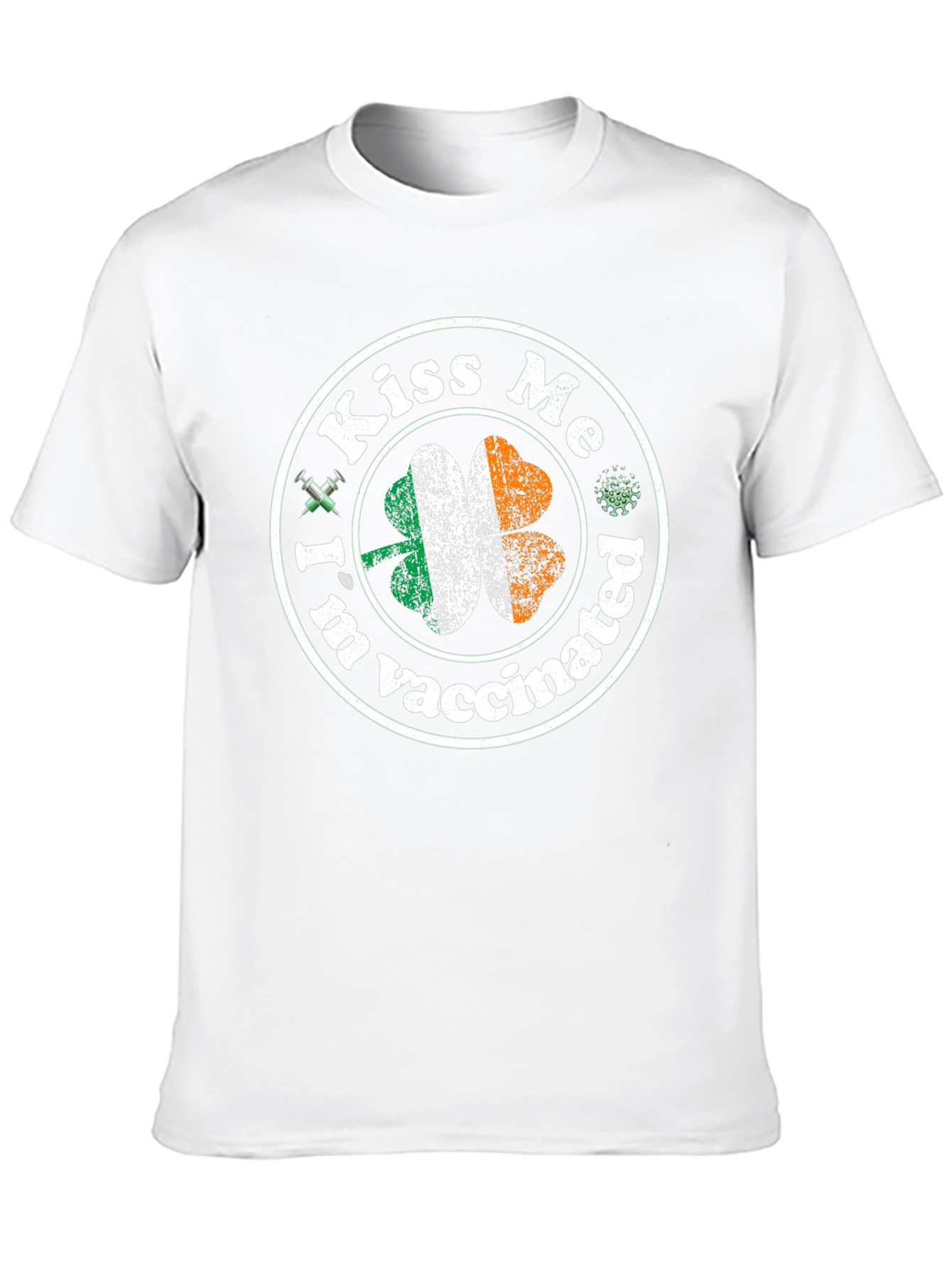 Kiss Me Im Vaccinated St. Patricks Day T-Shirt
