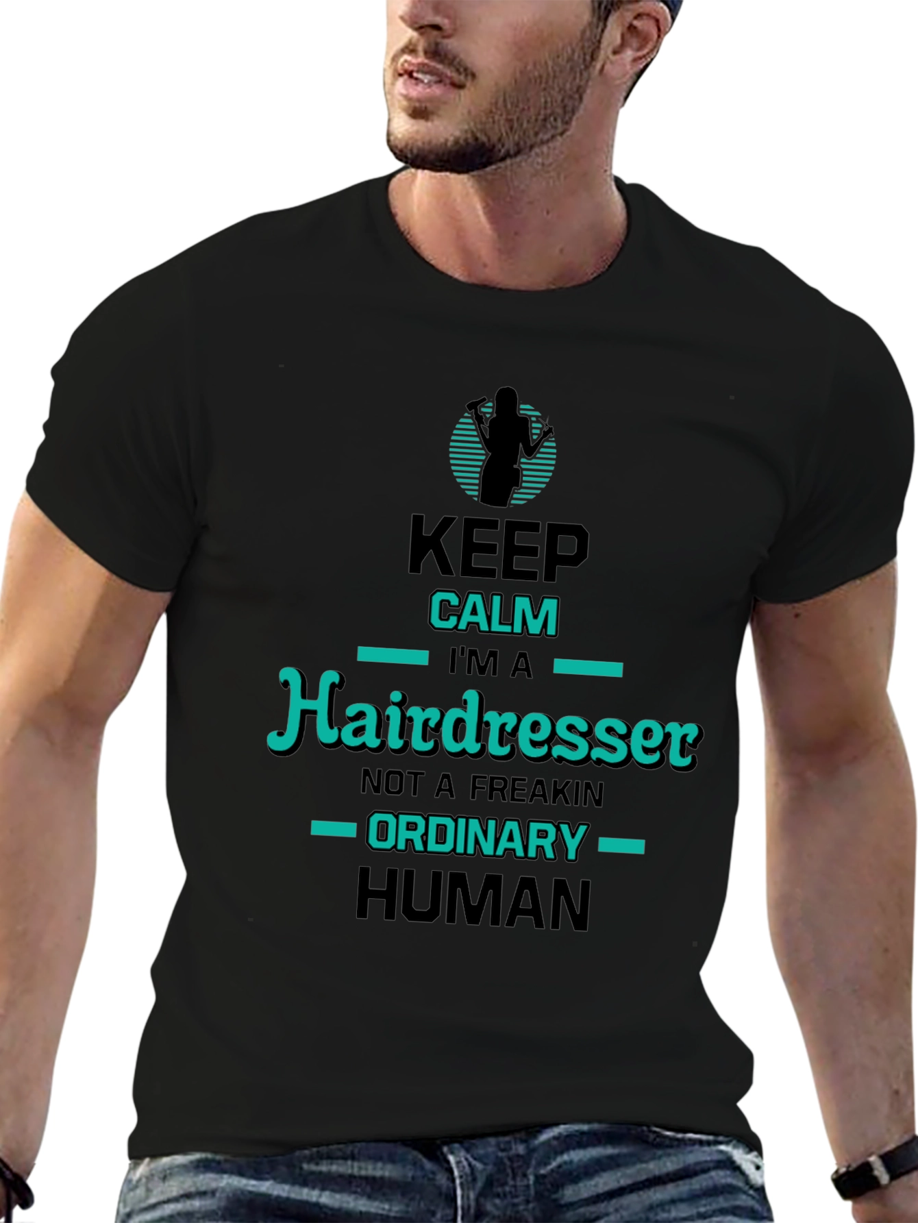Hairdresser T-Shirt: Keep Calm Im A Hairdresser