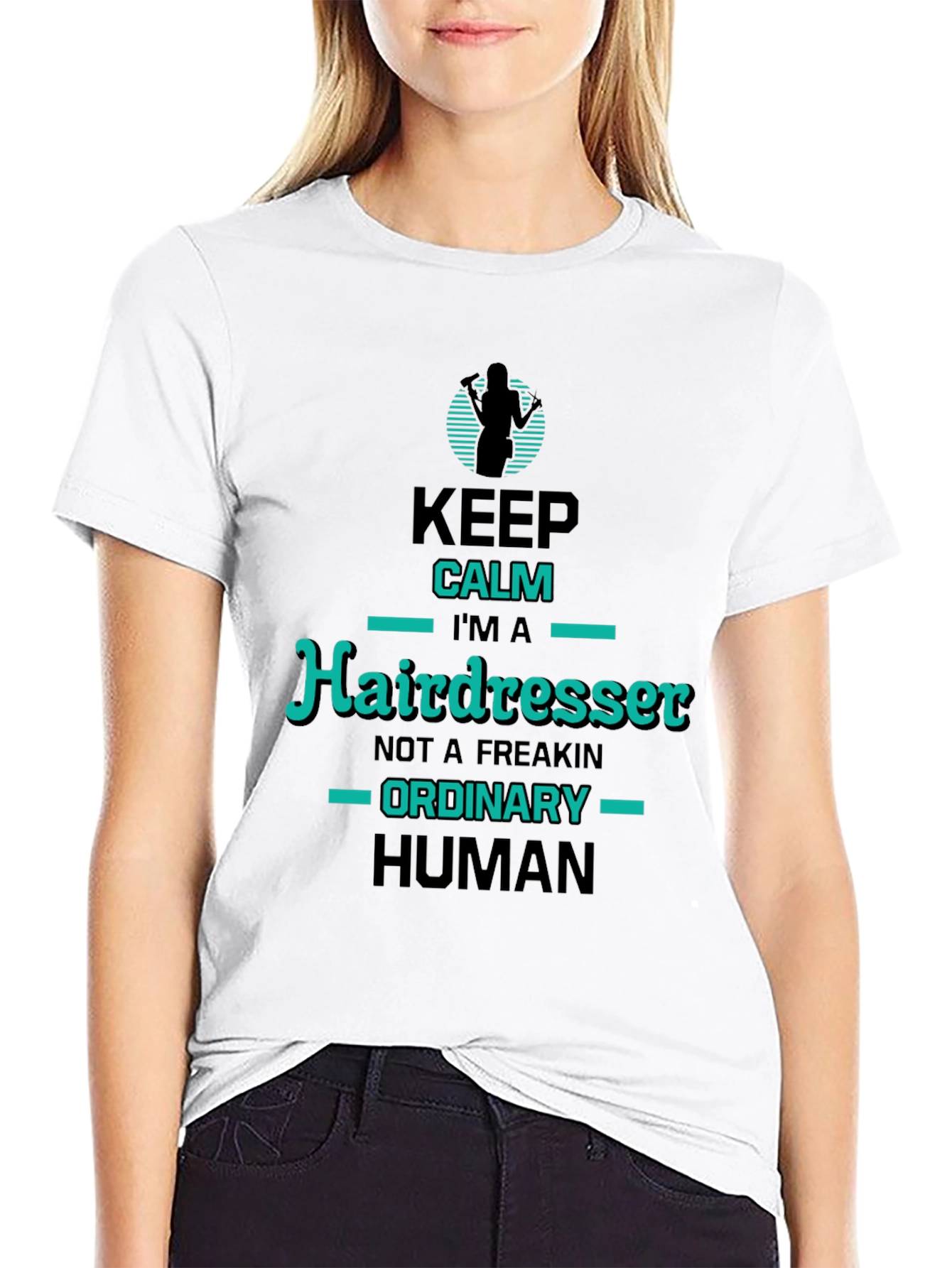 Hairdresser T-Shirt: Keep Calm Im A Hairdresser