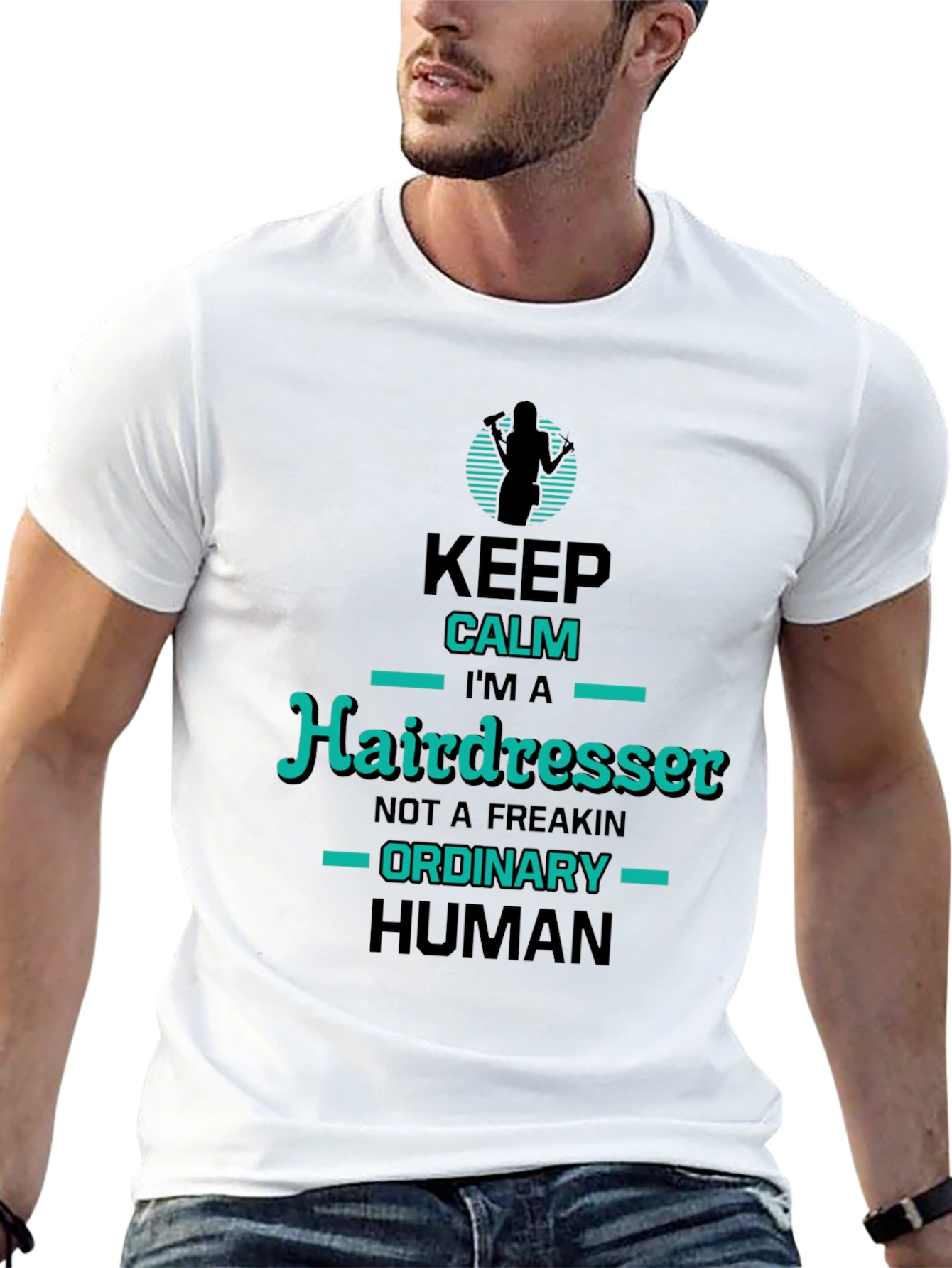 Hairdresser T-Shirt: Keep Calm Im A Hairdresser