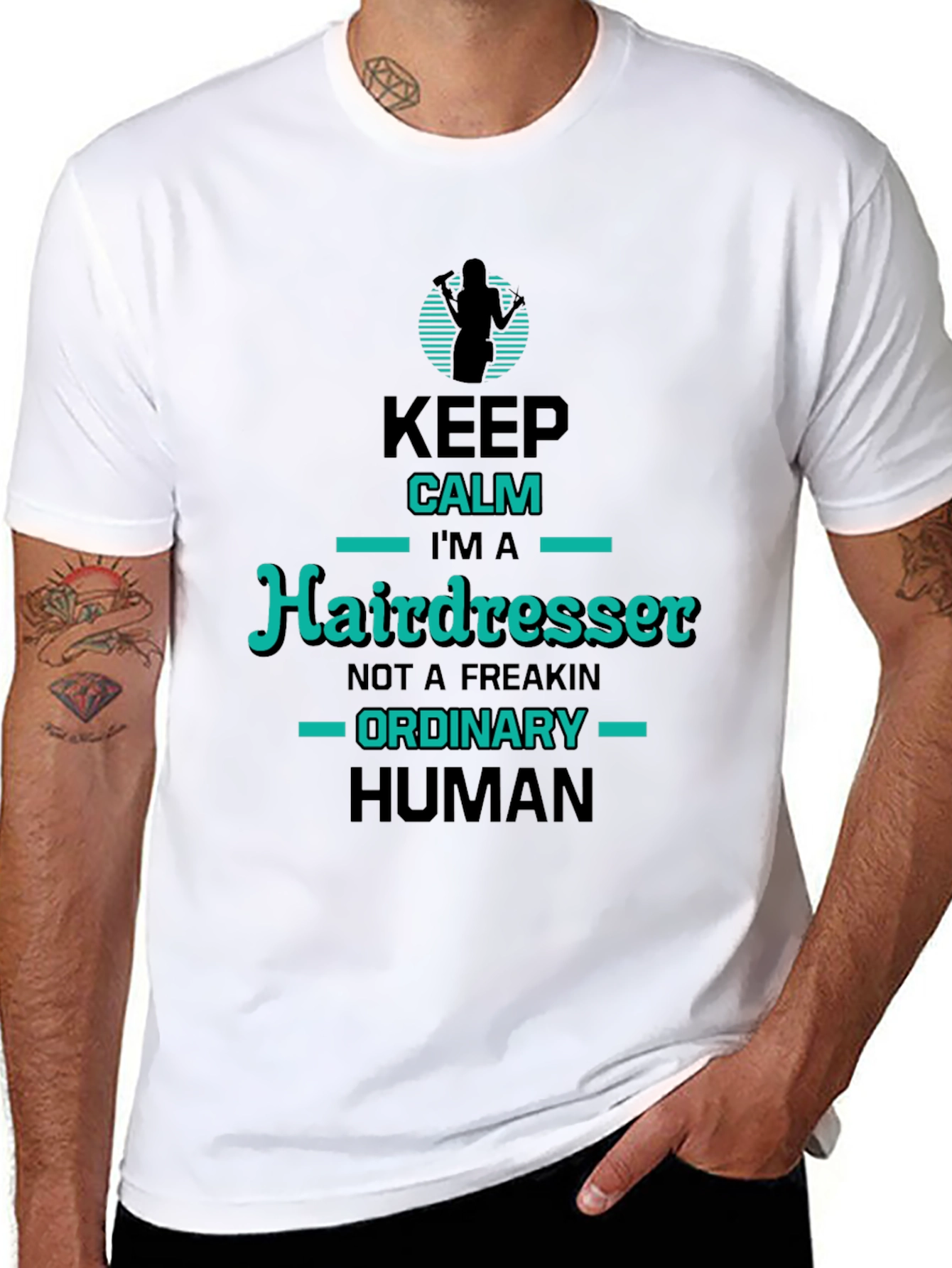 Hairdresser T-Shirt: Keep Calm Im A Hairdresser