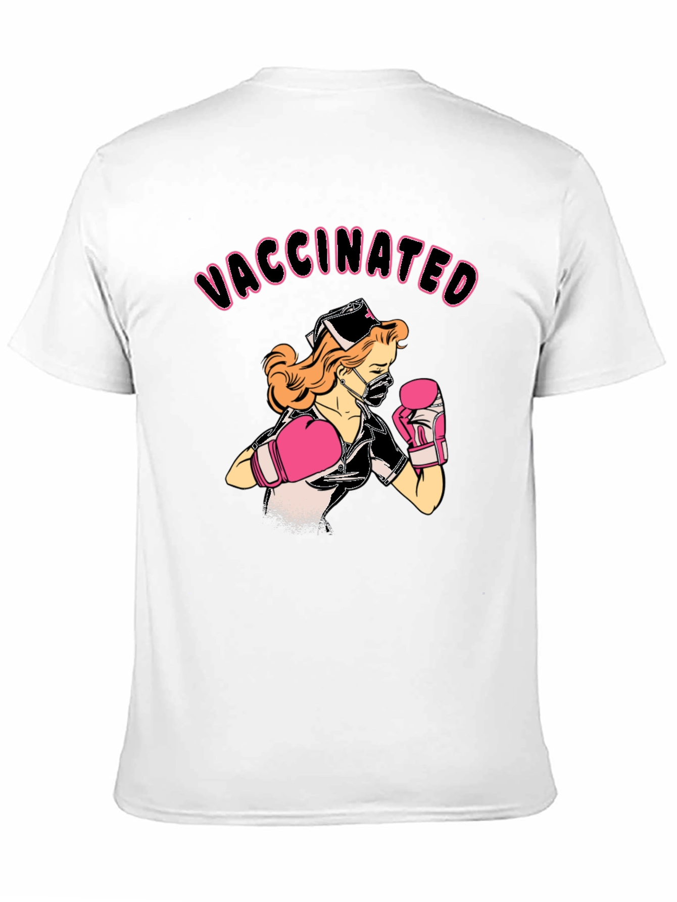 Vaccinated Nurse Boxing T-Shirt