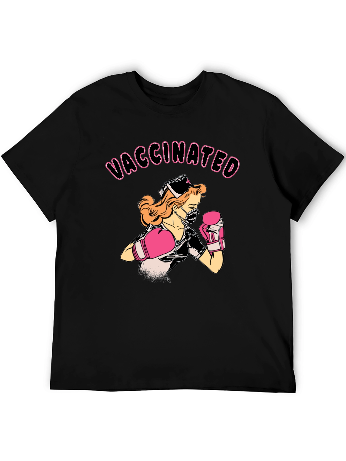 Vaccinated Nurse Boxing T-Shirt