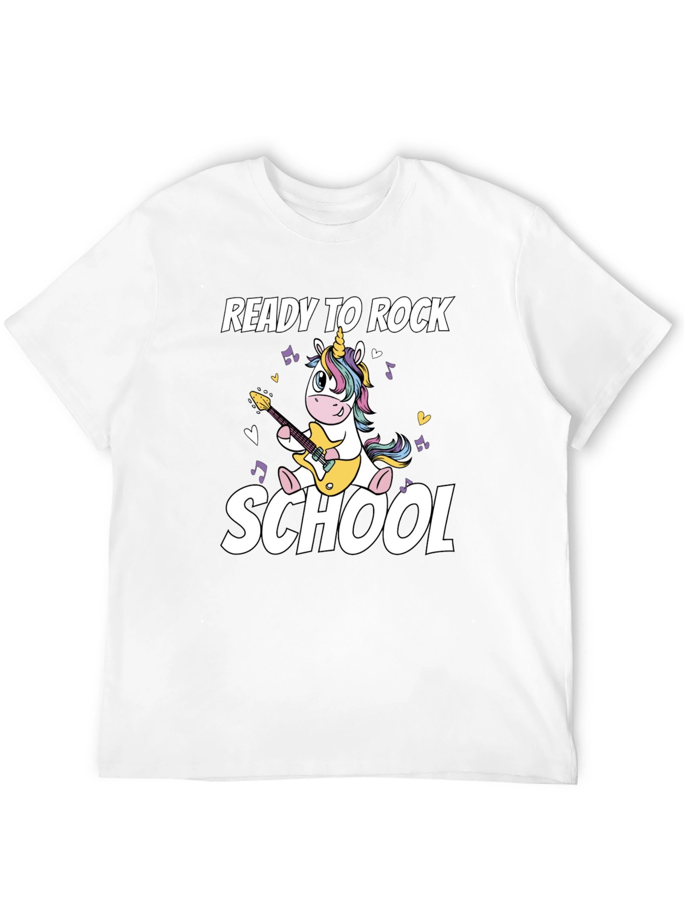 Ready to Rock School Unicorn T-Shirt