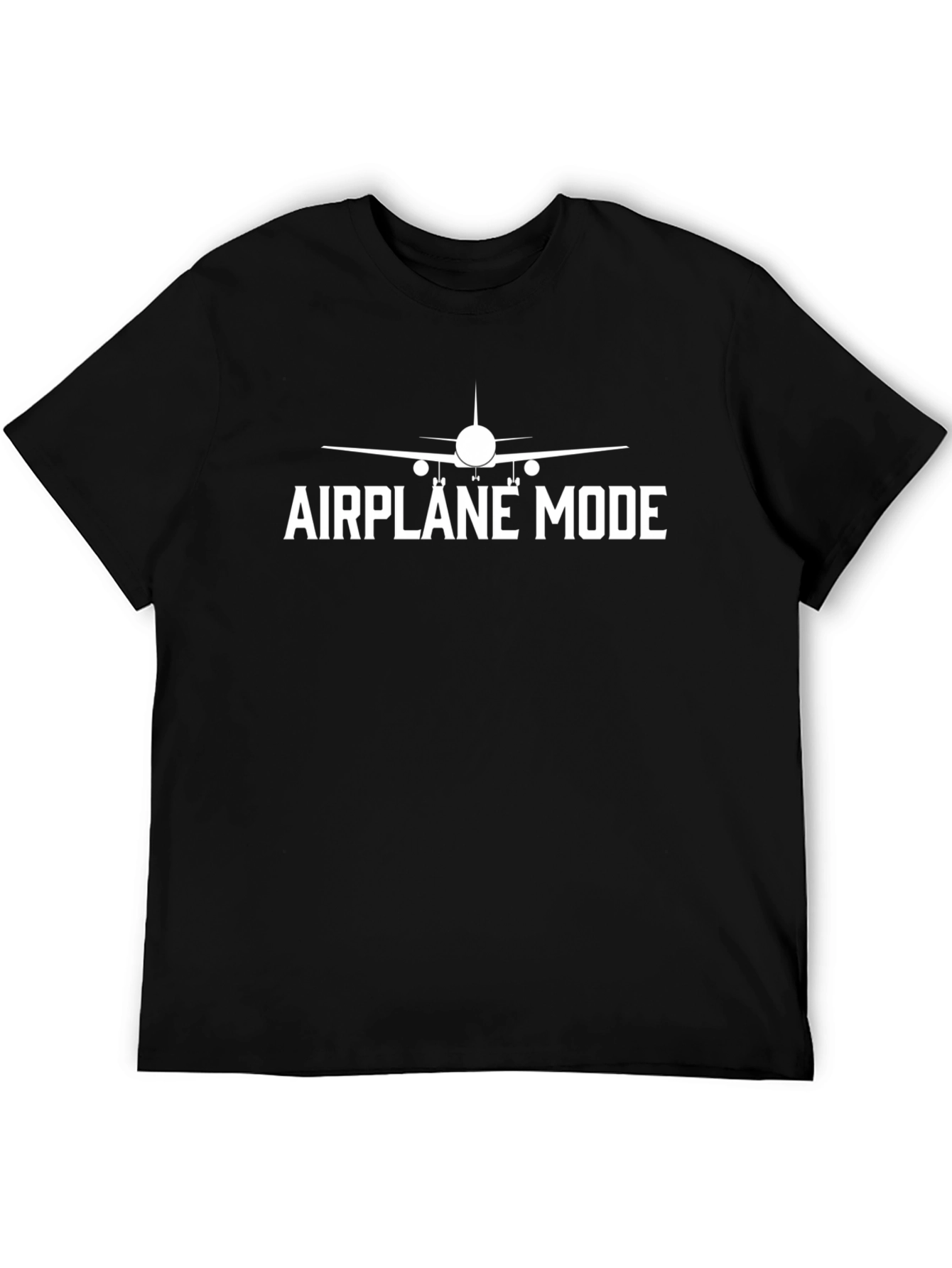 Airplane Mode Black Graphic Tee