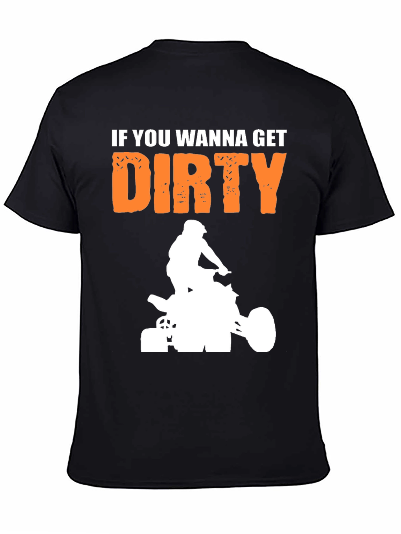 Get Dirty ATV Rider Graphic Tee - Black