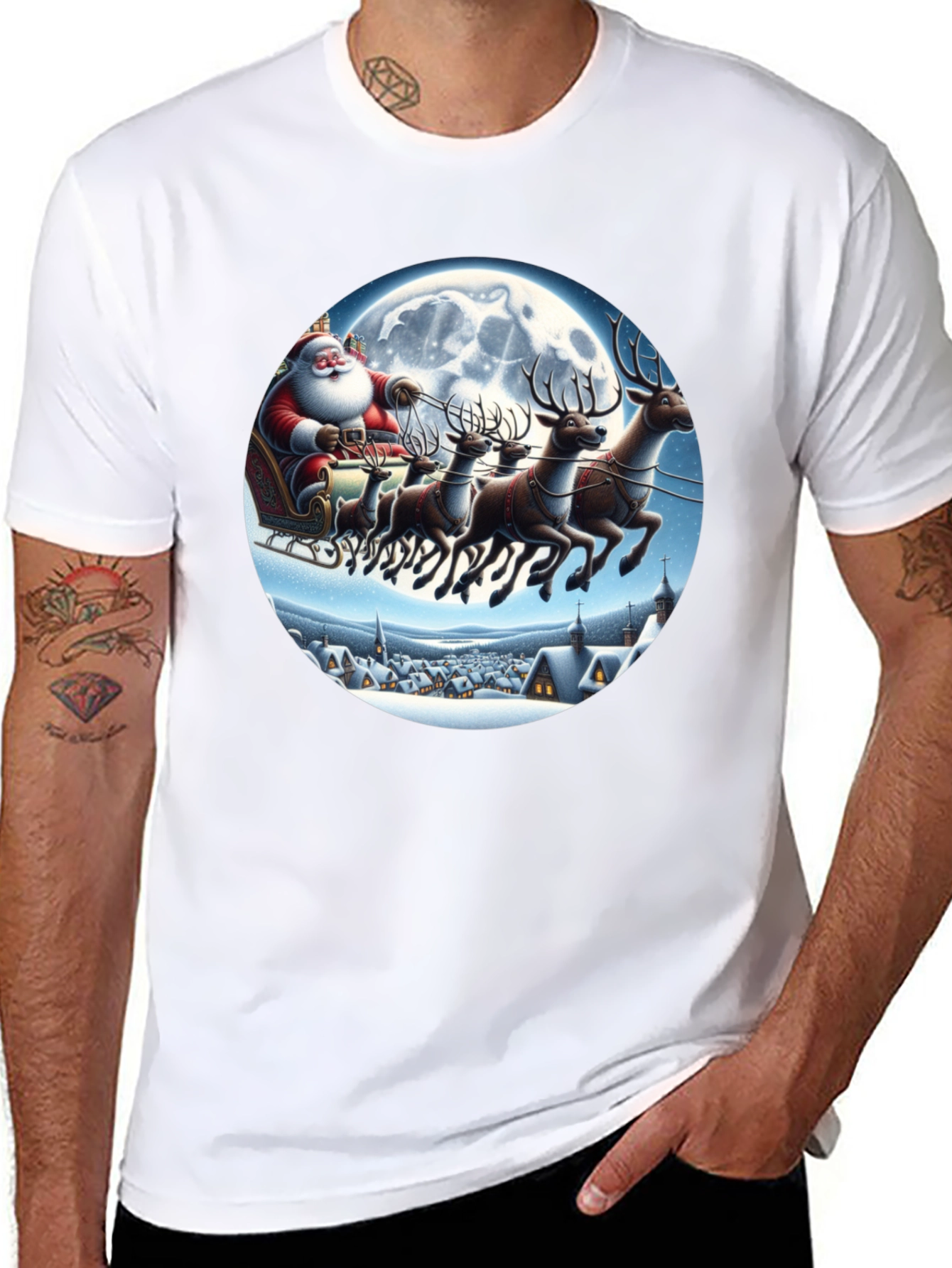 Santas Sleigh Ride T-Shirt