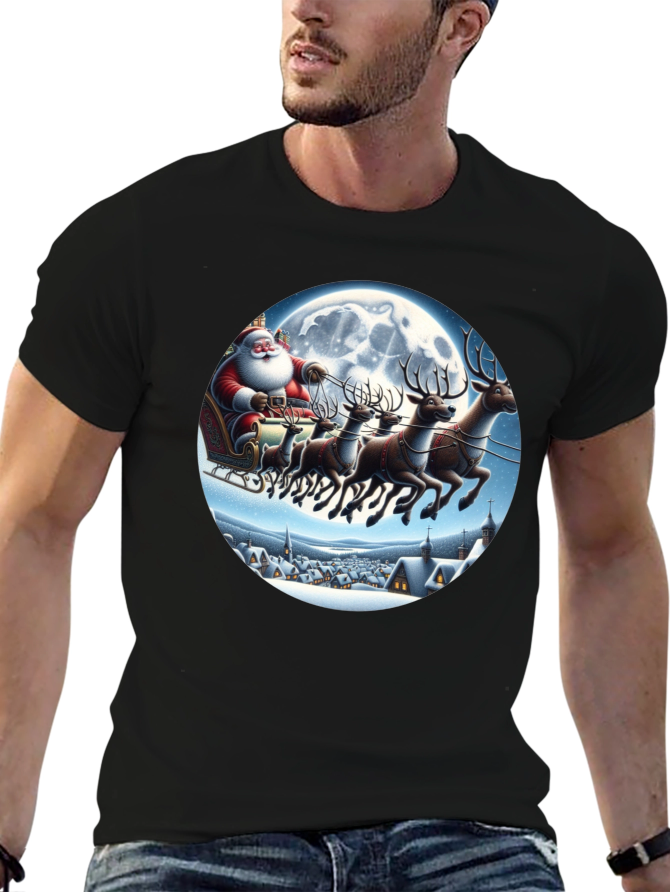 Santas Sleigh Ride T-Shirt
