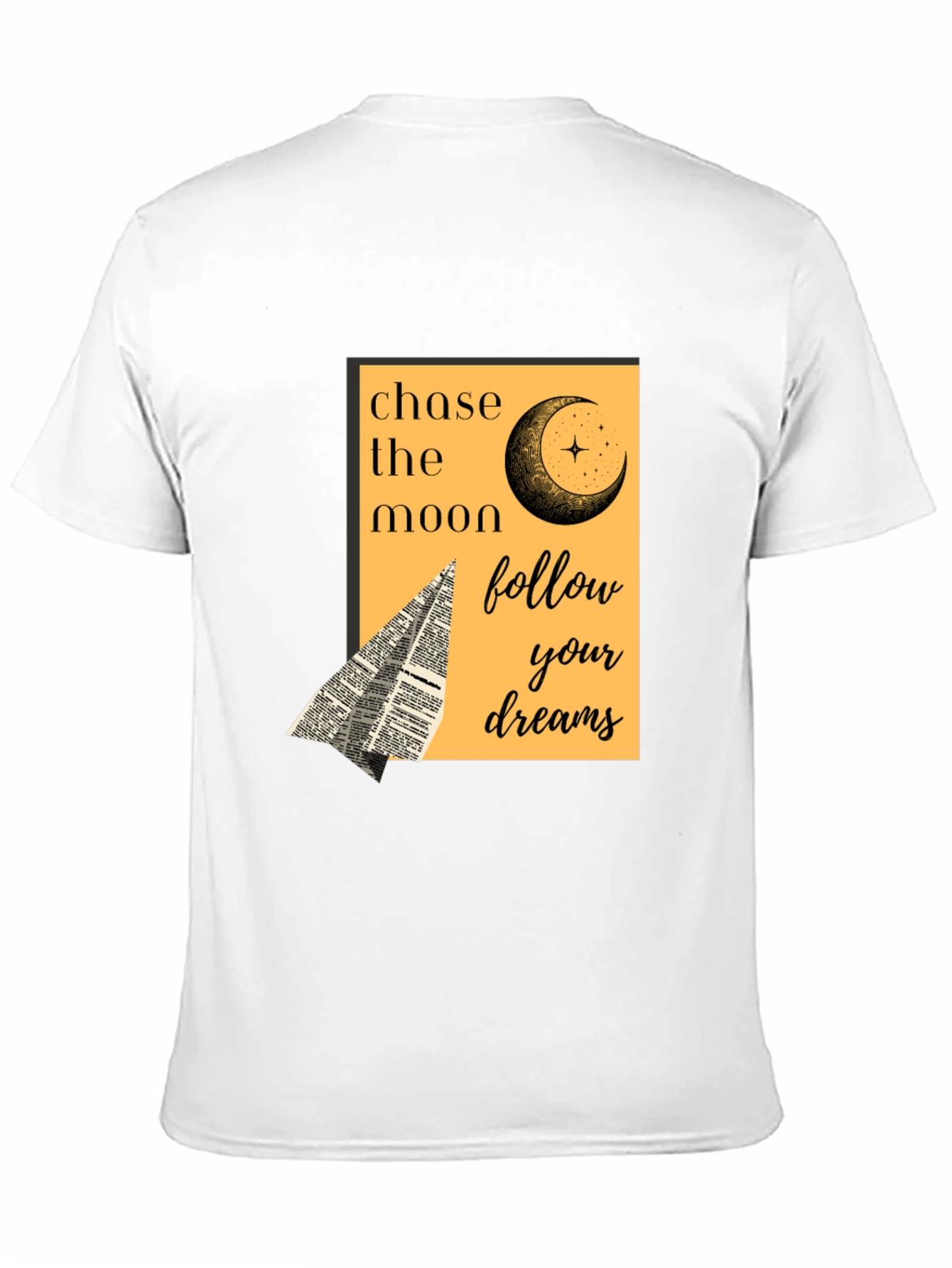 Chase the Moon Graphic Tee - Follow Your Dreams