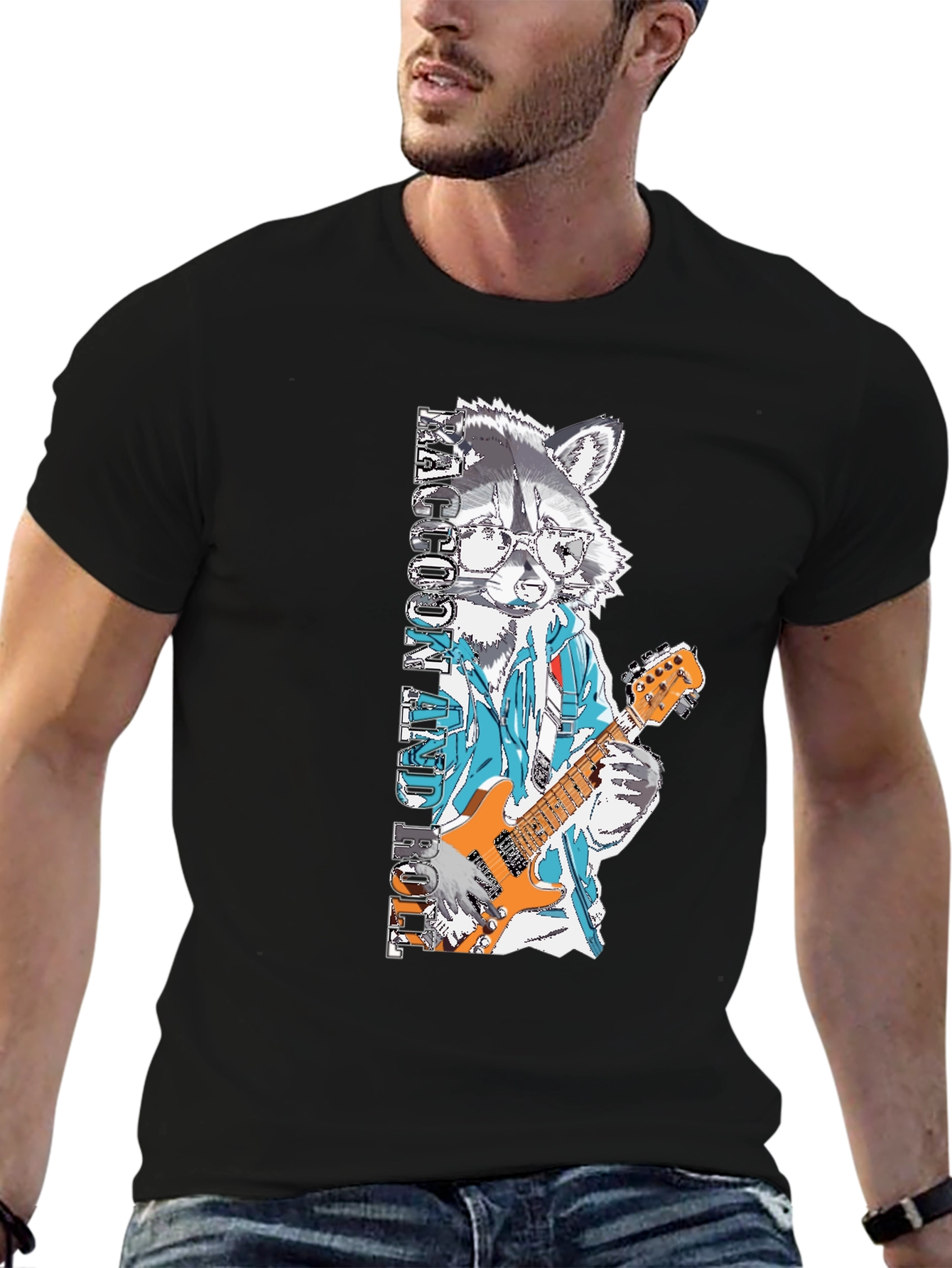 Raccoon Rock and Roll T-Shirt