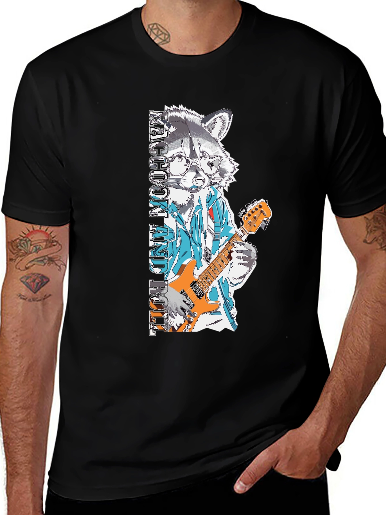 Raccoon Rock and Roll T-Shirt