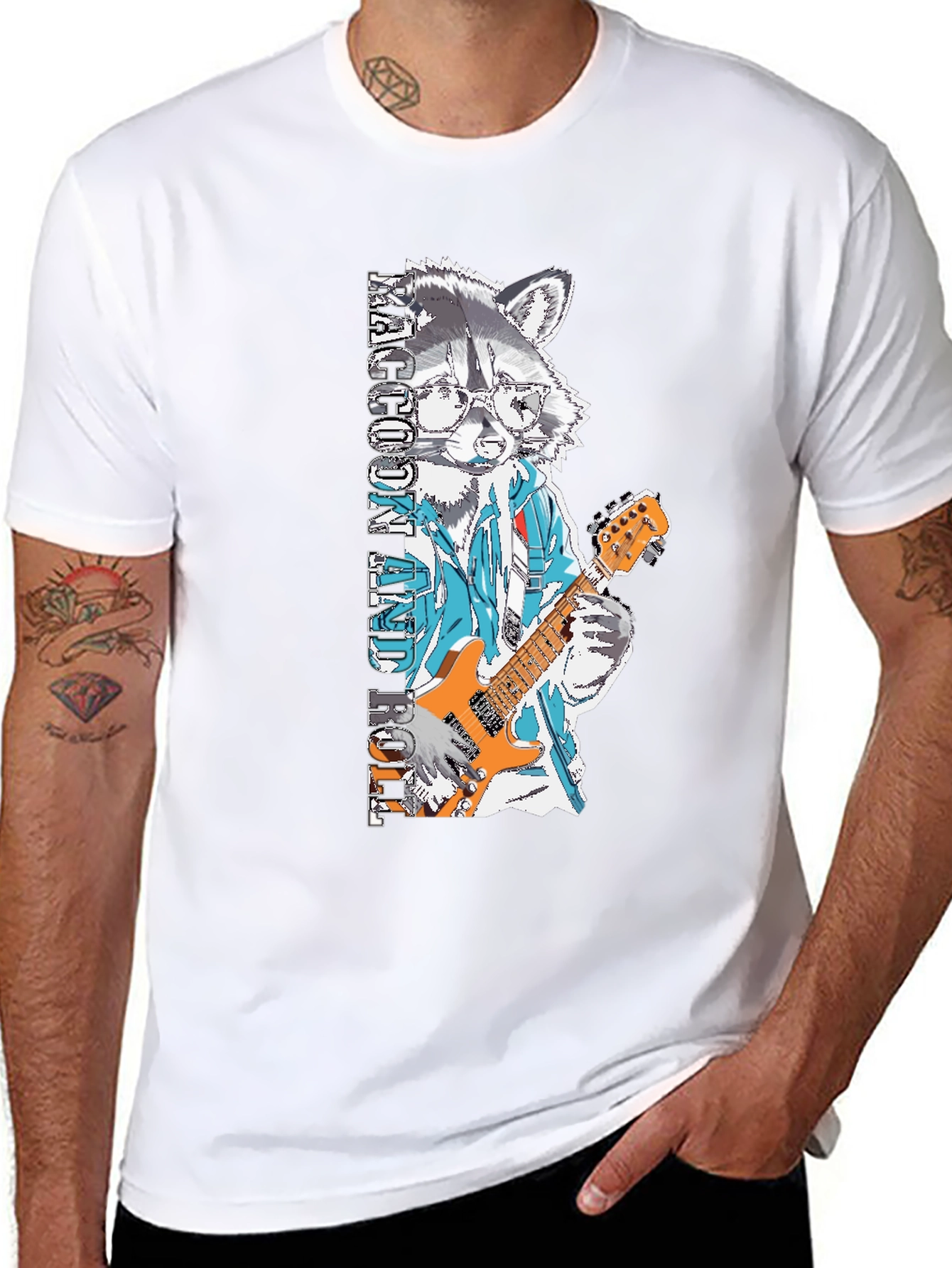 Raccoon Rock and Roll T-Shirt