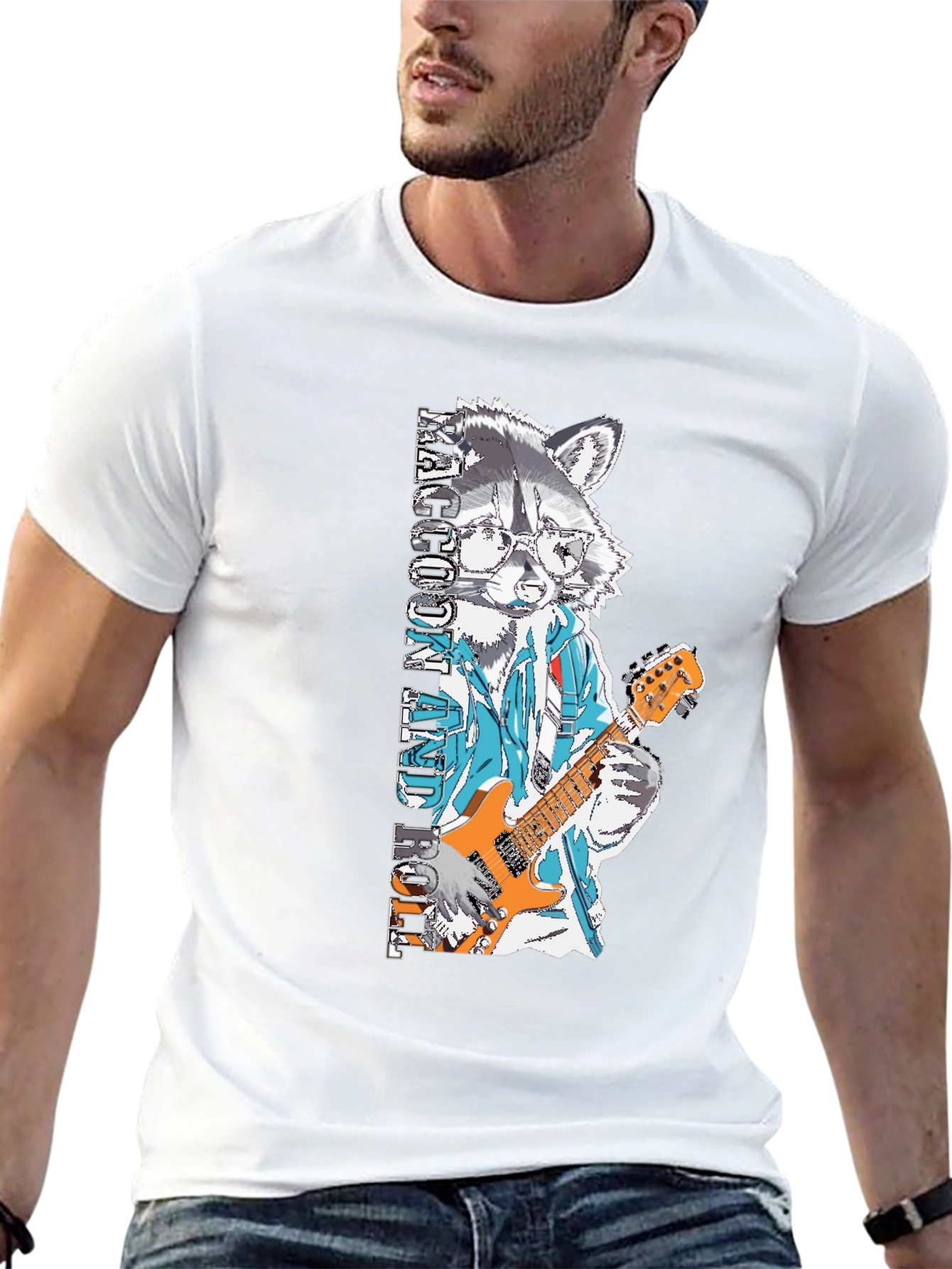 Raccoon Rock and Roll T-Shirt