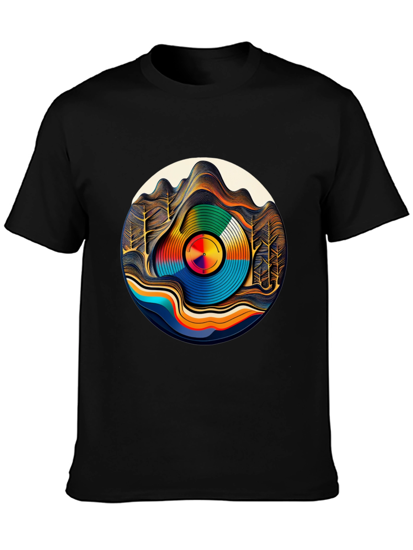 Groovy Record Landscape Tee