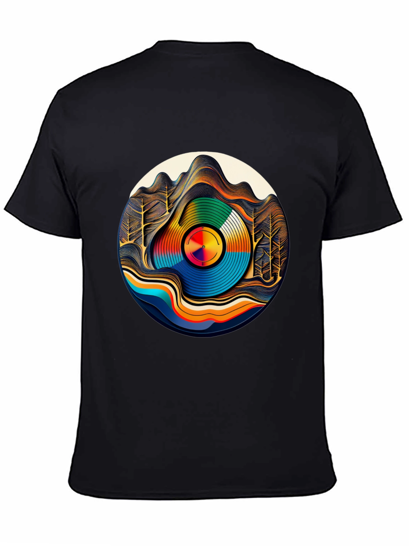 Groovy Record Landscape Tee