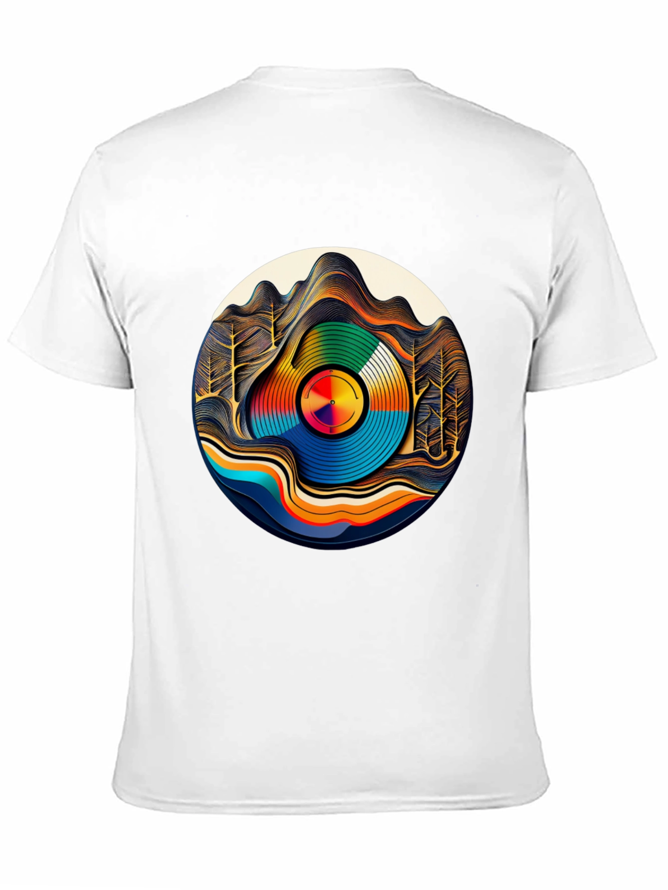 Groovy Record Landscape Tee