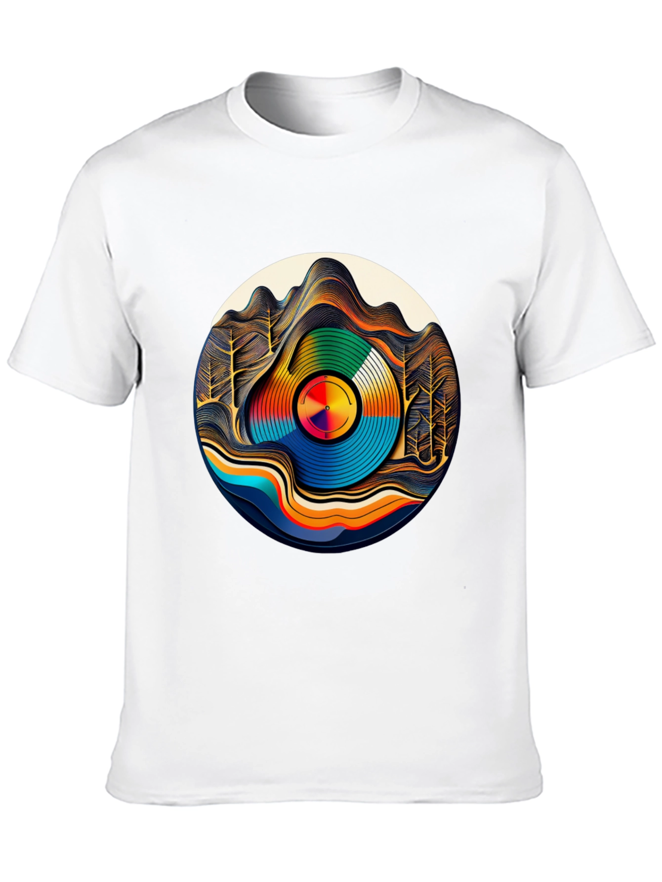 Groovy Record Landscape Tee
