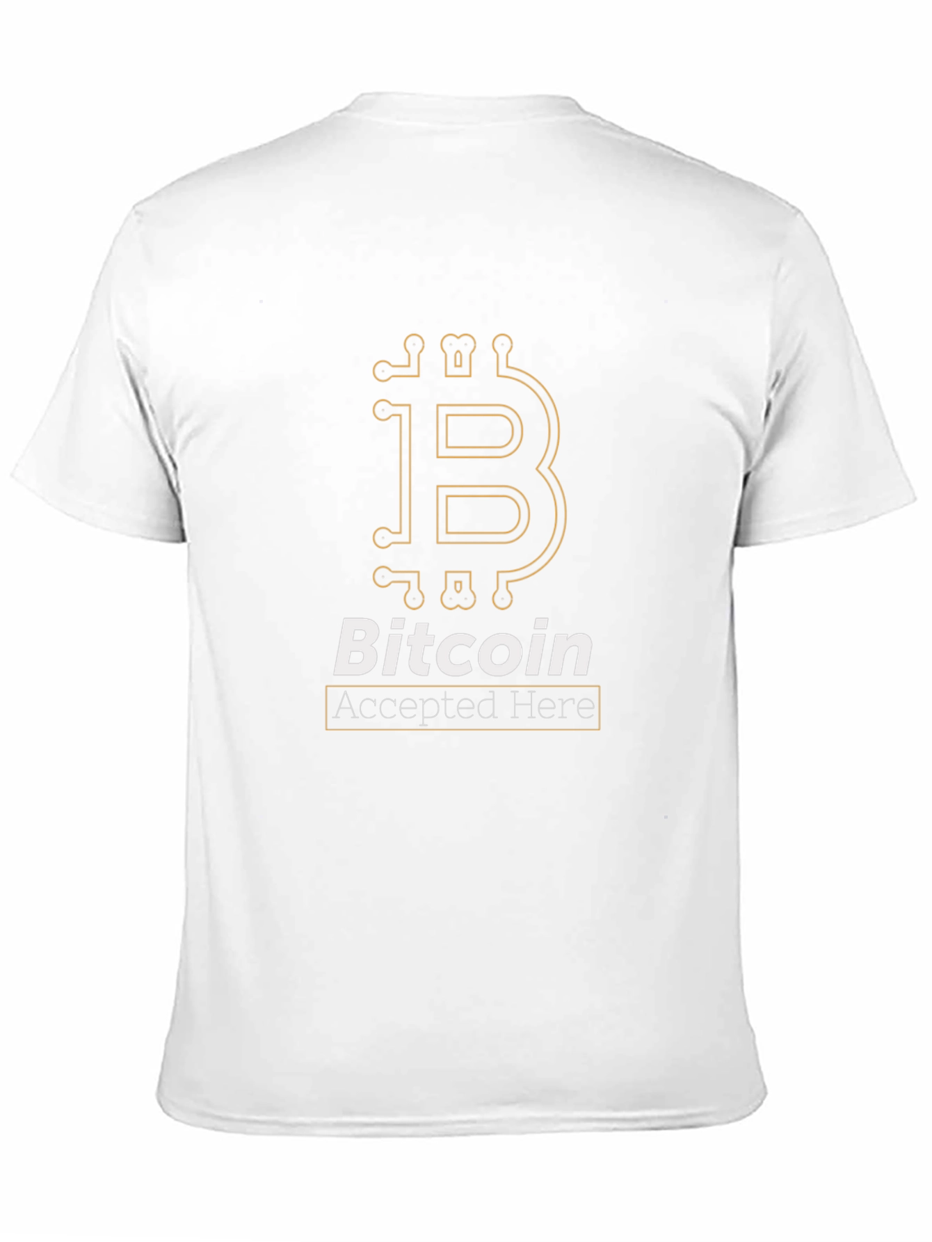 Bitcoin Accepted Here Black T-Shirt