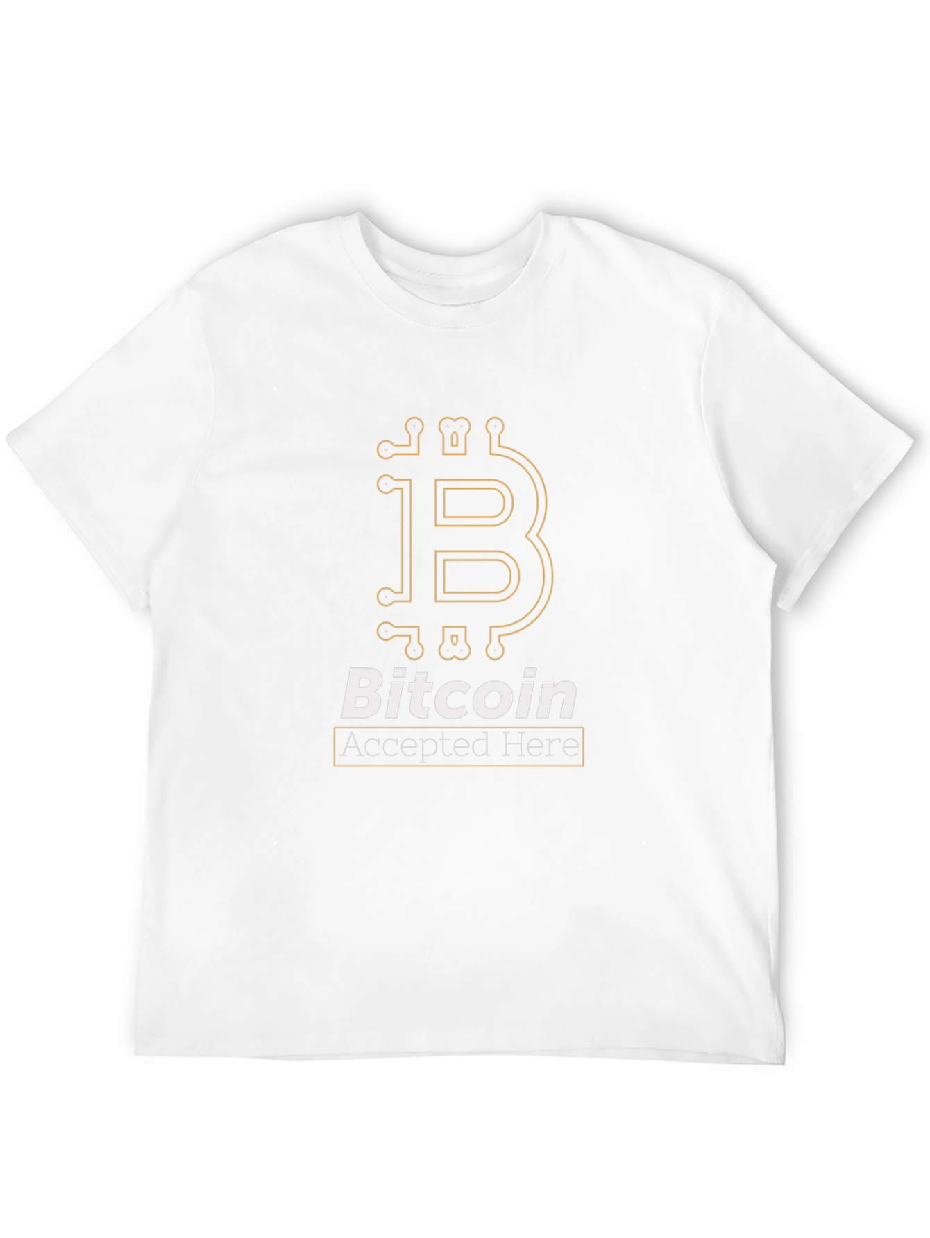 Bitcoin Accepted Here Black T-Shirt